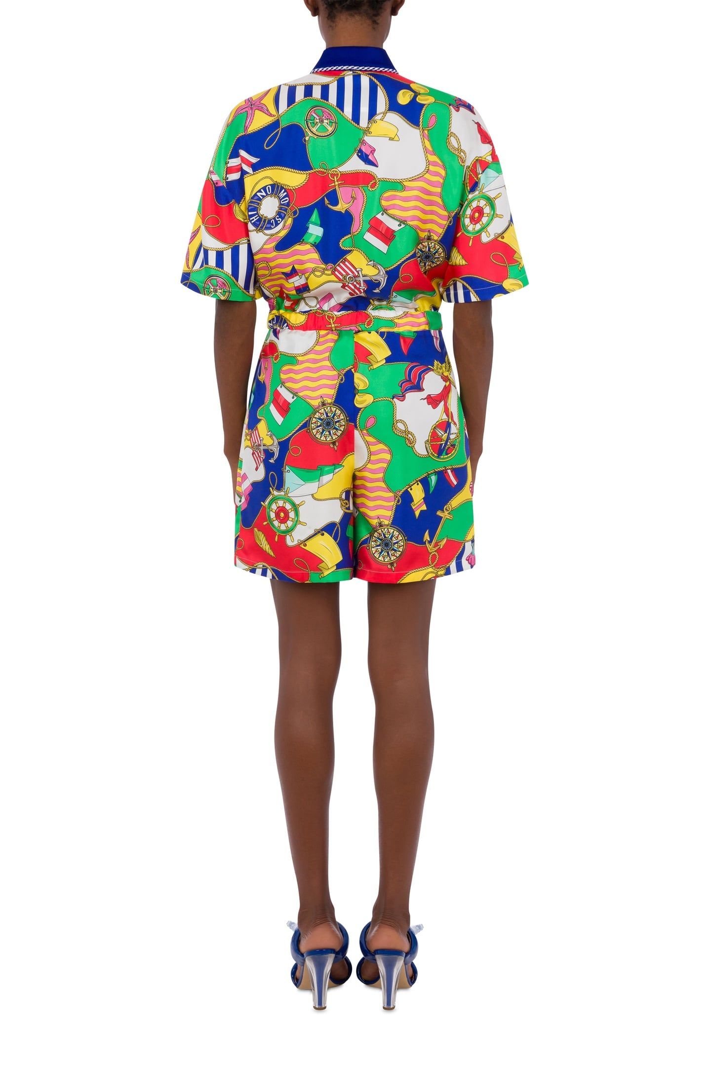 ALLOVER NAUTICAL SILK TWILL SUIT MULTICOLOR 2