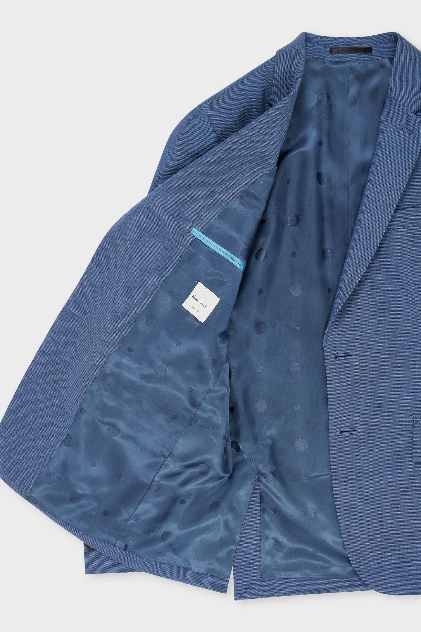 MENS TAILORED FIT 2 BUTTON SUIT BLUE 5