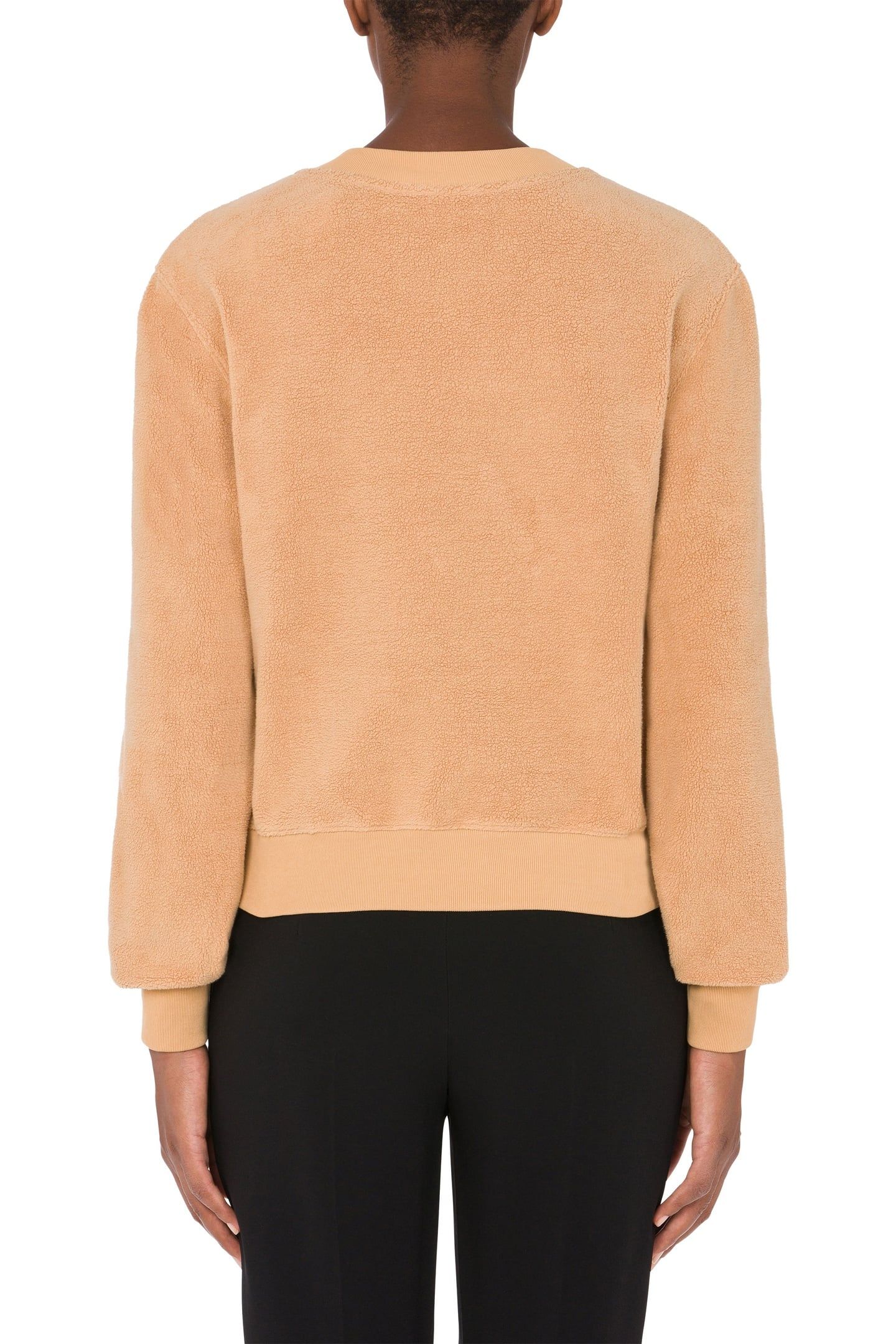 MOSCHINO TEDDY BEAR COTTON SWEATSHIRT BEIGE 2