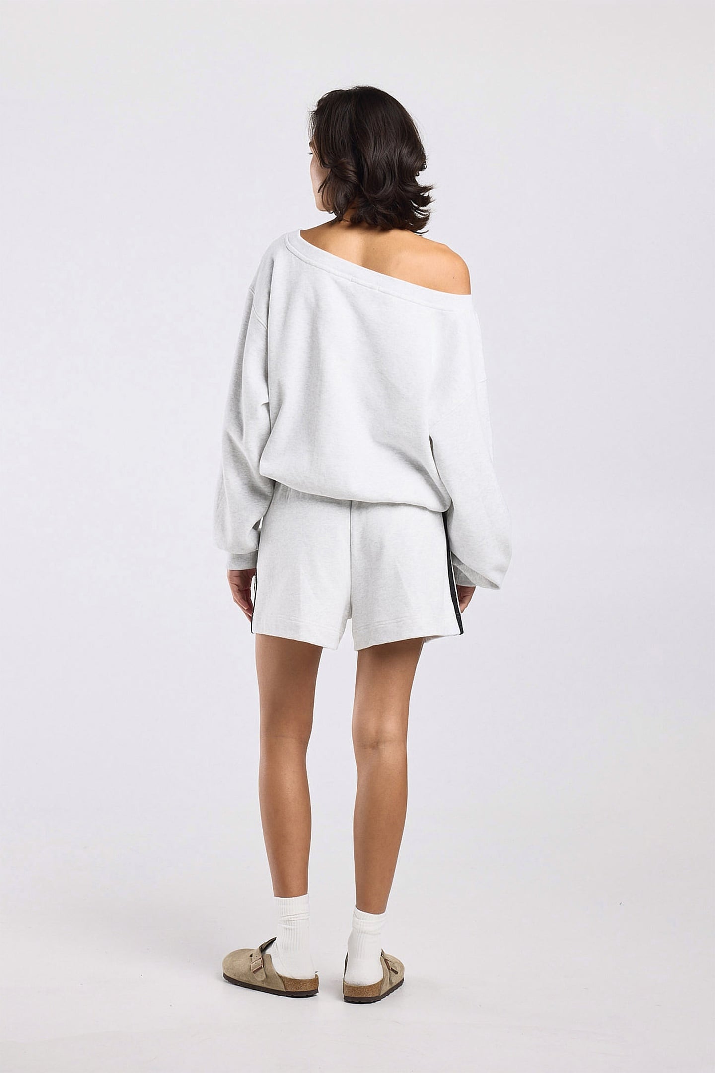 SILVIE LIGHT GREY MELANGE 2