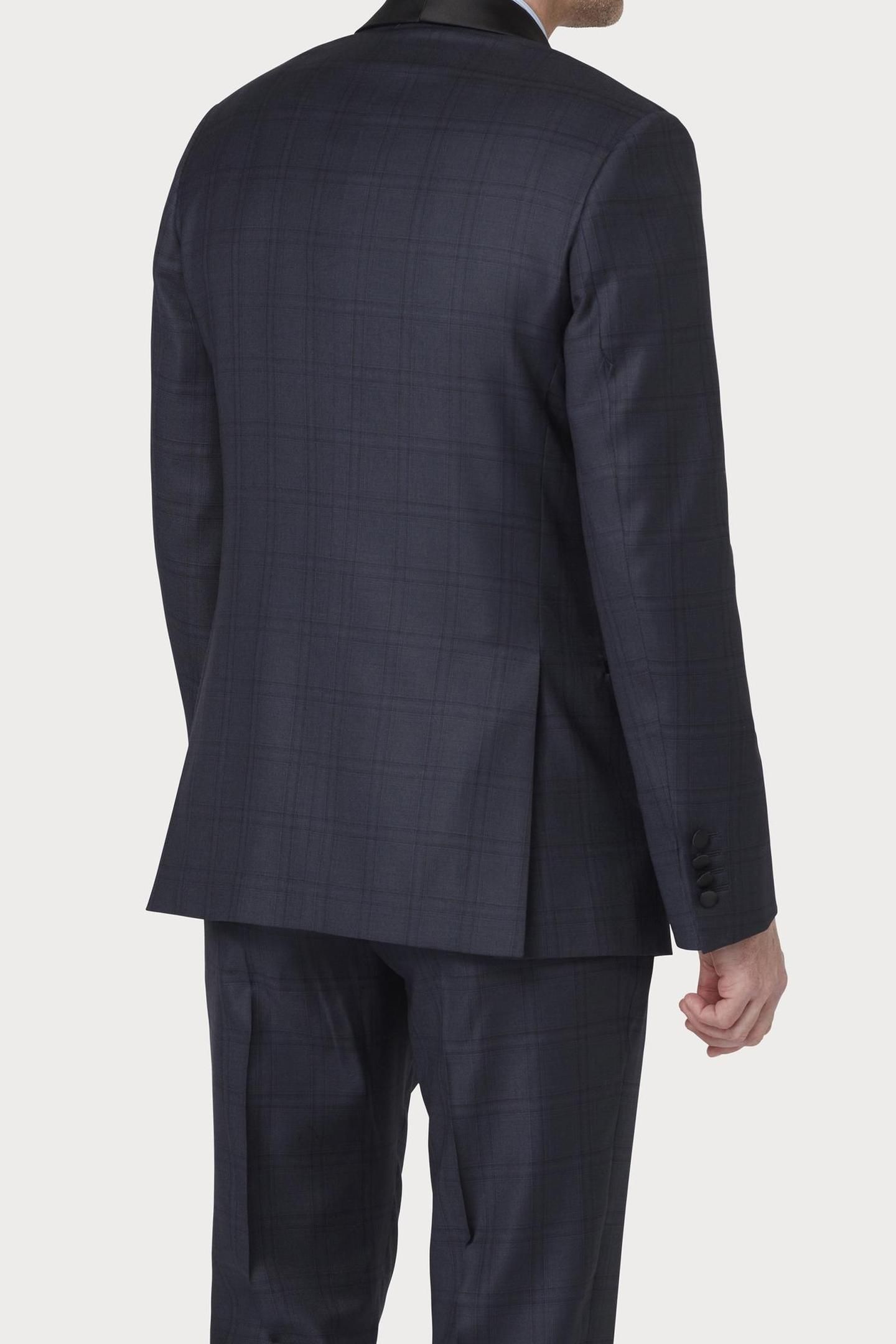 MENS TAILORED FIT 1 BTN JACKET VERY DARK NAVY 4