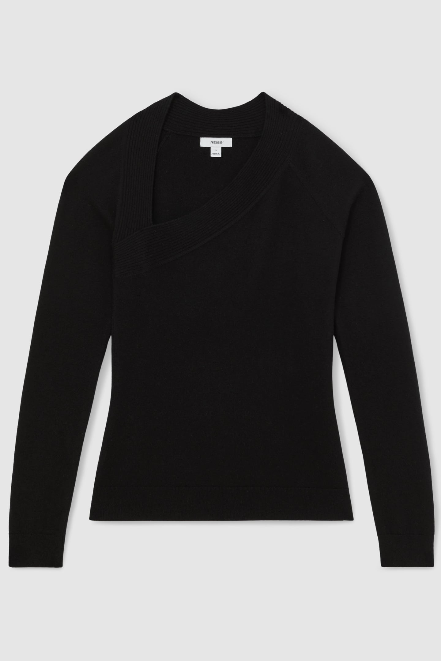 ASYMETRIC LONG SLEEVE BLACK 4