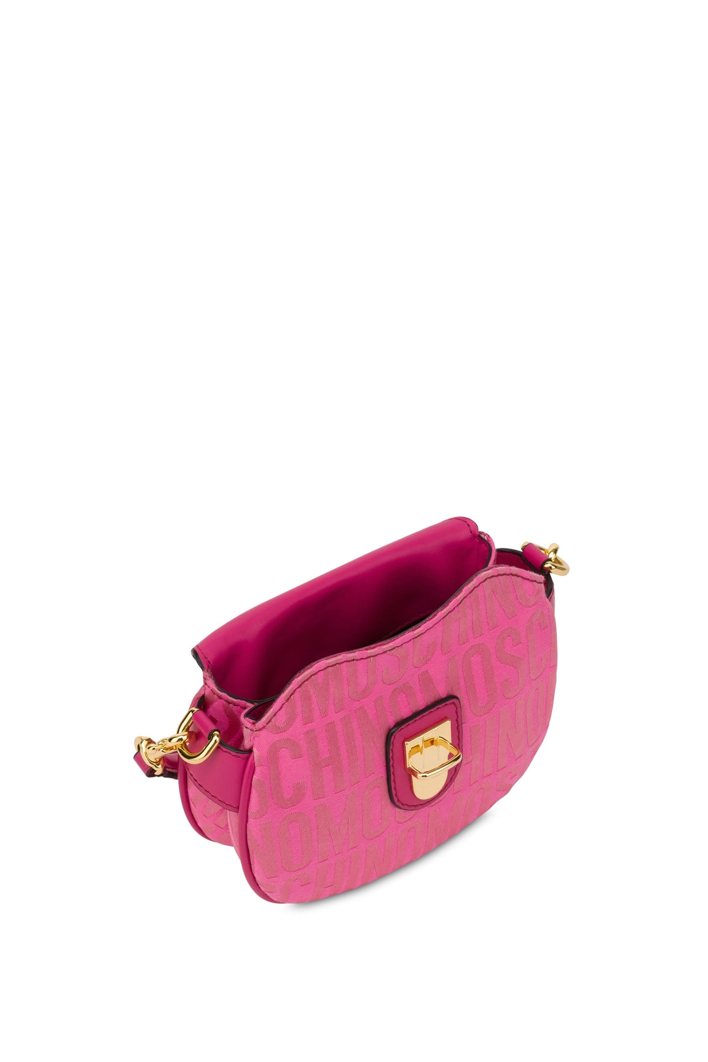 SMALL ALLOVER LOGO HANDBAG PINK 3