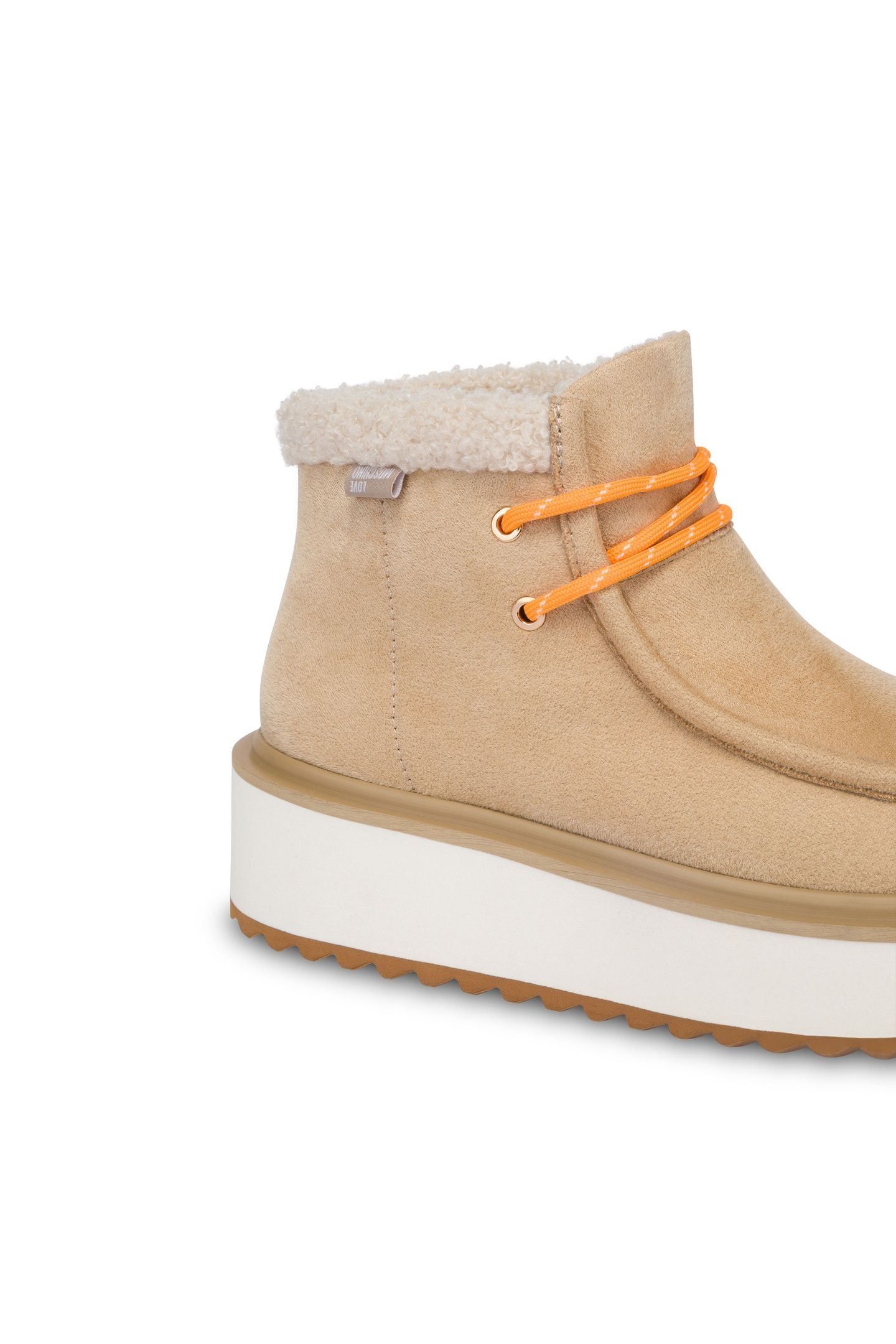 SOFT FABRIC ANKLE BOOTS BEIGE 2
