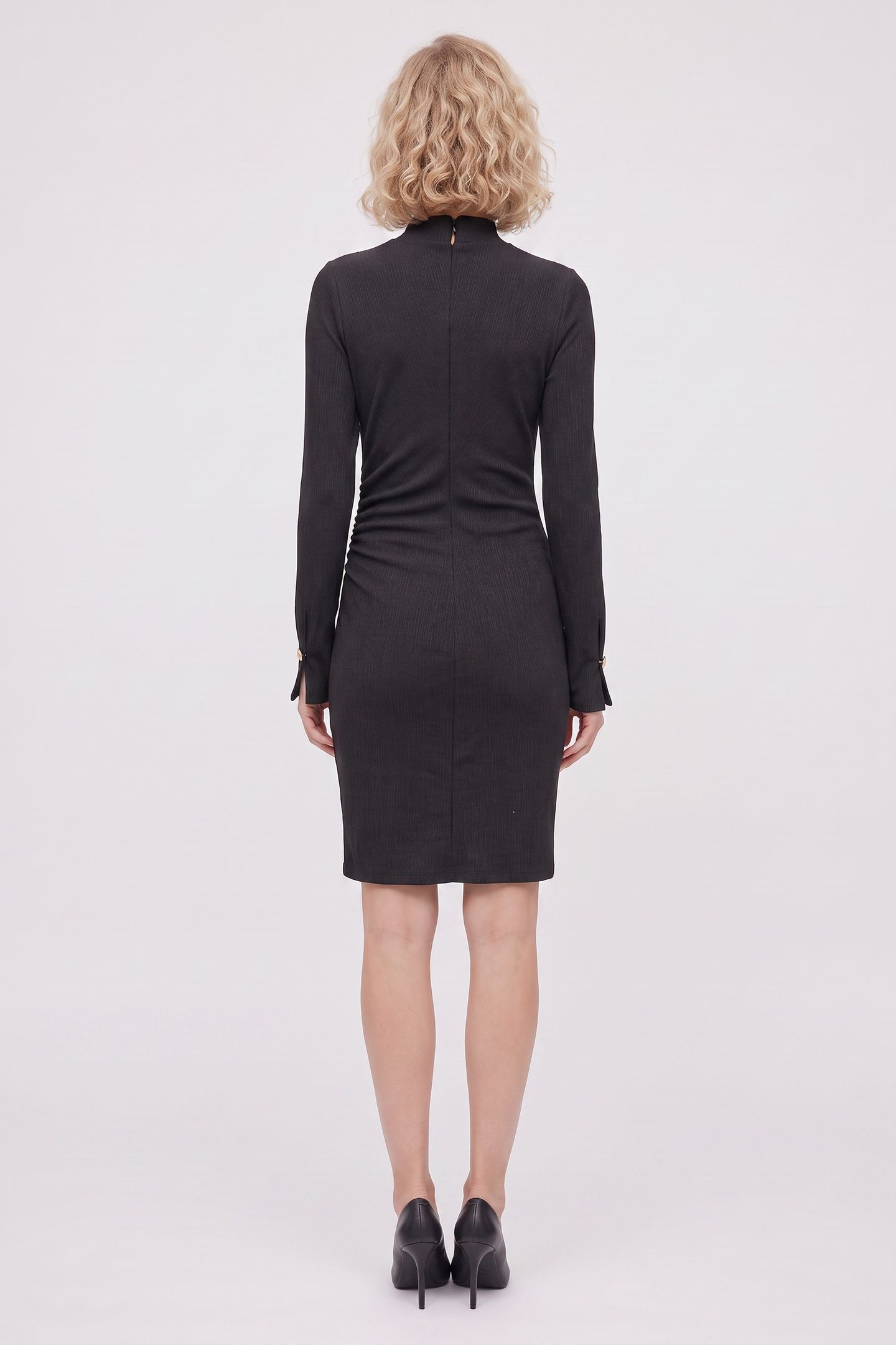 LS ALESSA DRESS JET BLACK A996 2
