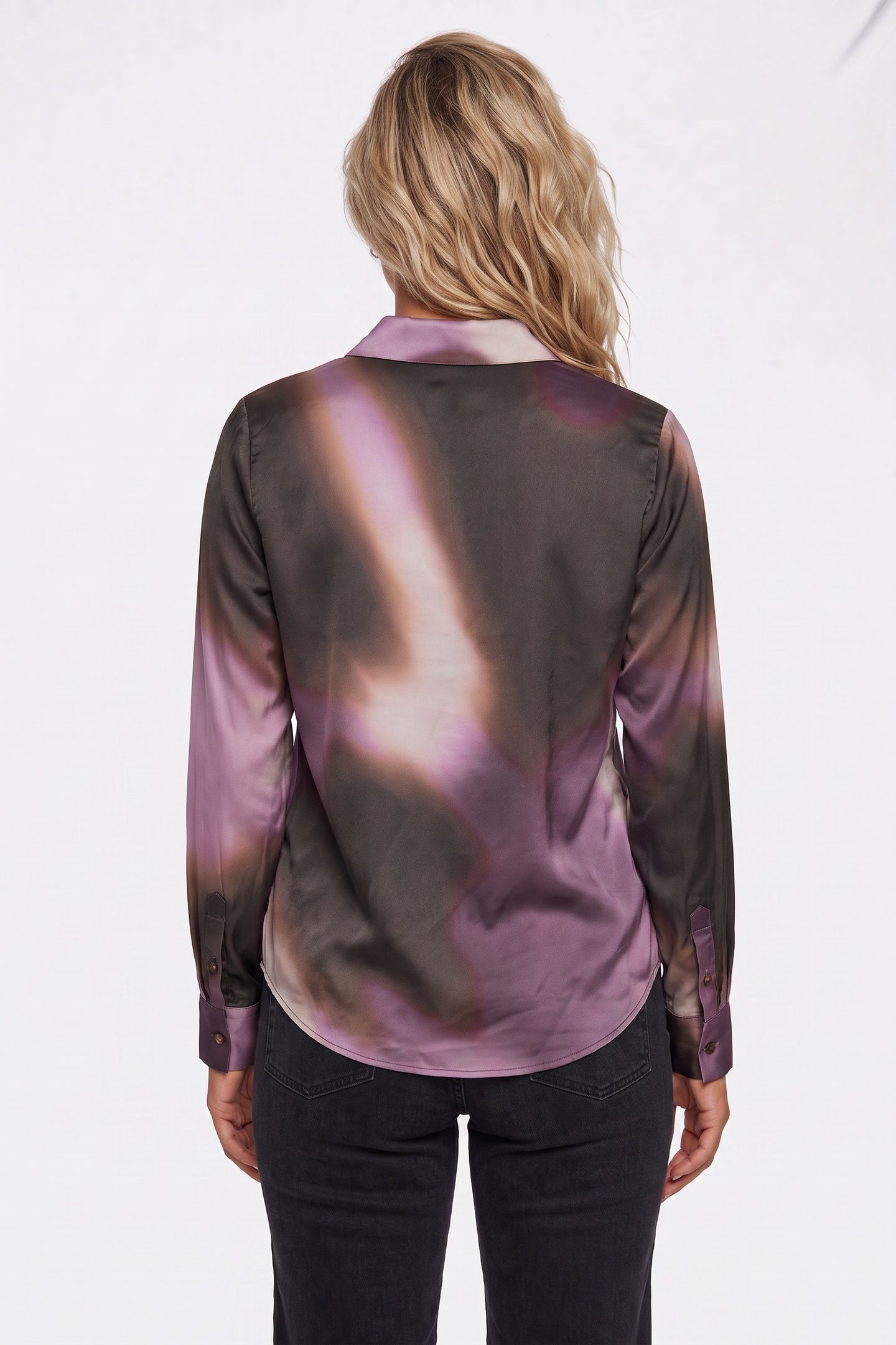 NEW MELISSA SHIRT WINTERY LIGHTS PURPL 2
