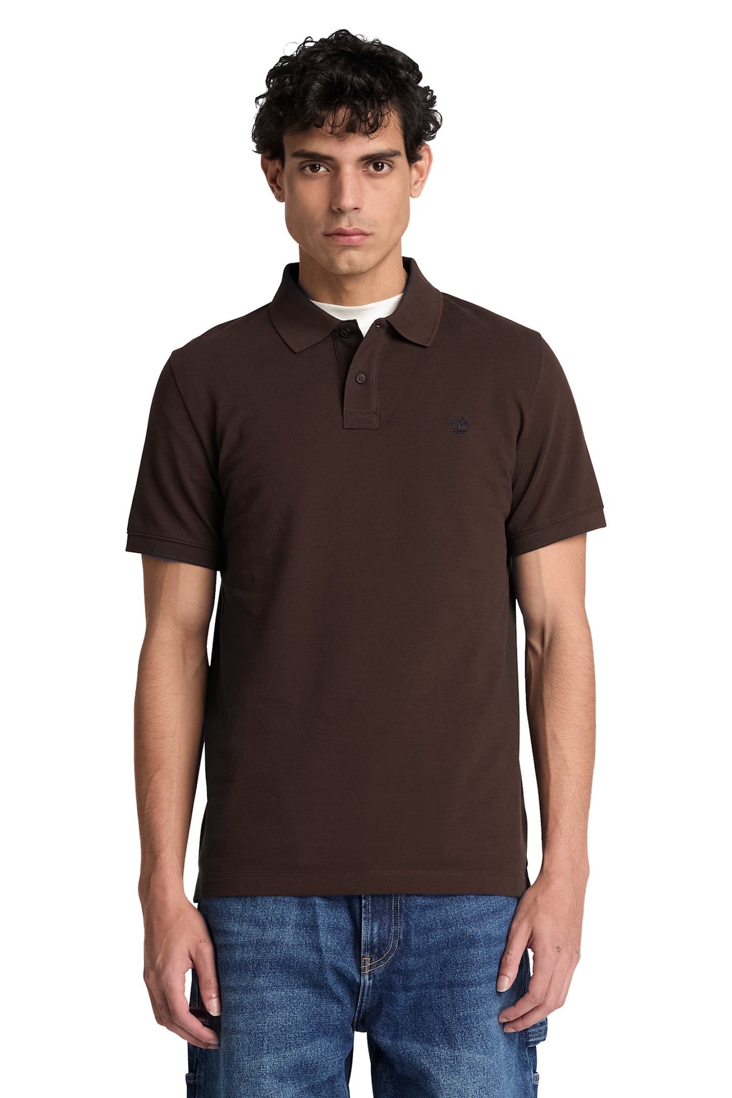 OYSTER RIVER CHEST LOGO SS POLO REG MOLE 1