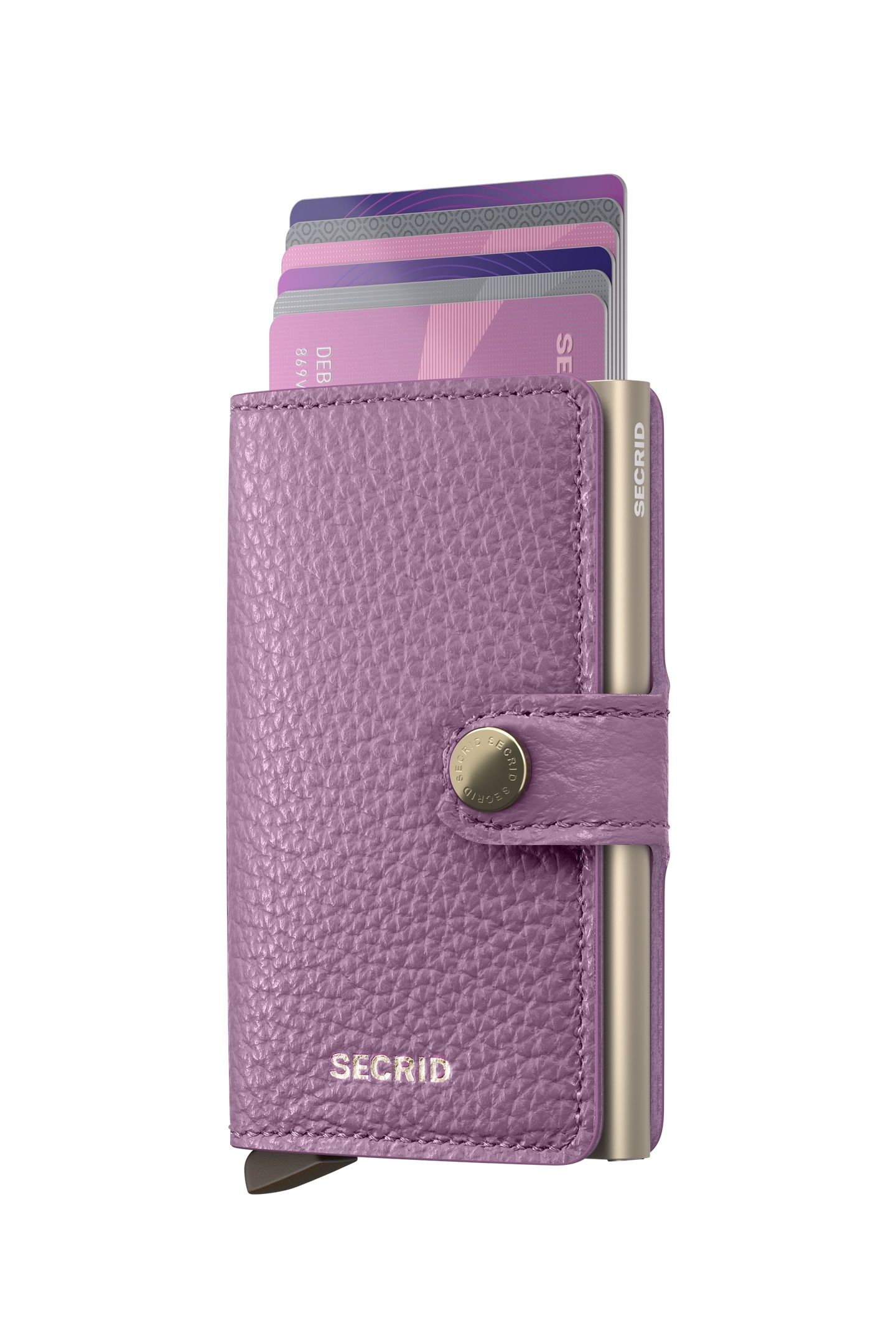 UNISEX MINIWALLET PEBBLE ORCHID 2