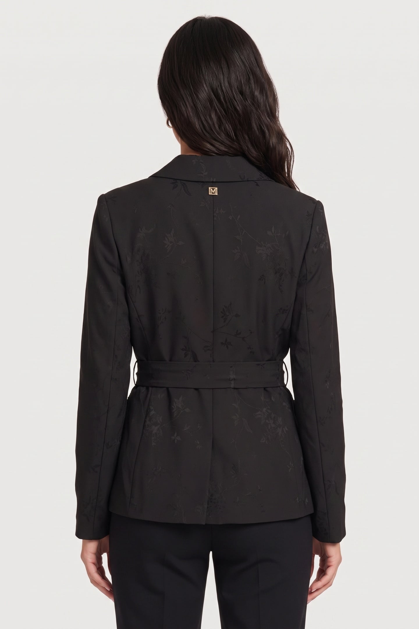 WHITNEY BELTED SUIT JET BLACK A996 2