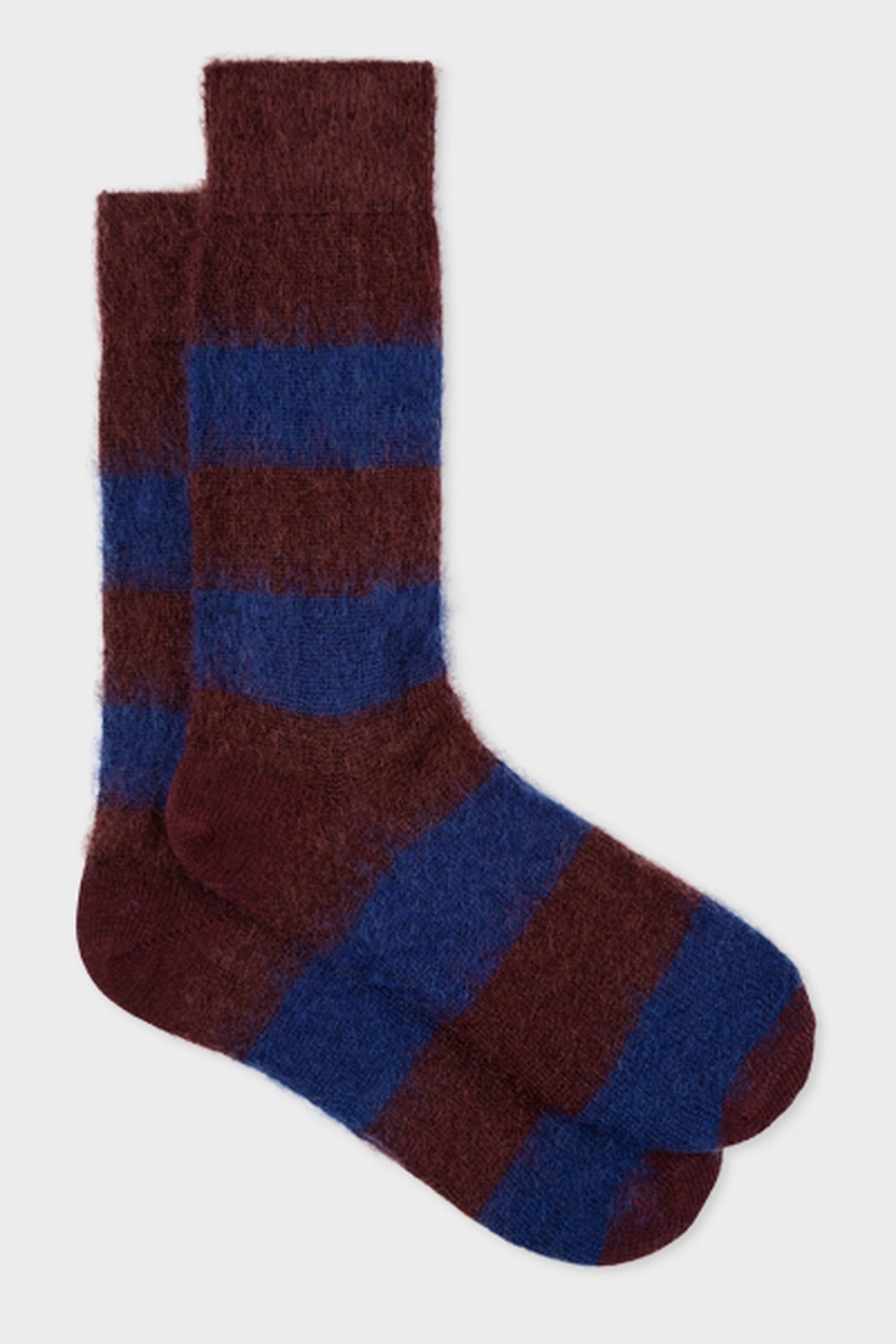 MEN SOCK TOX MOHAIR BURGUNDY/ BORDE 5