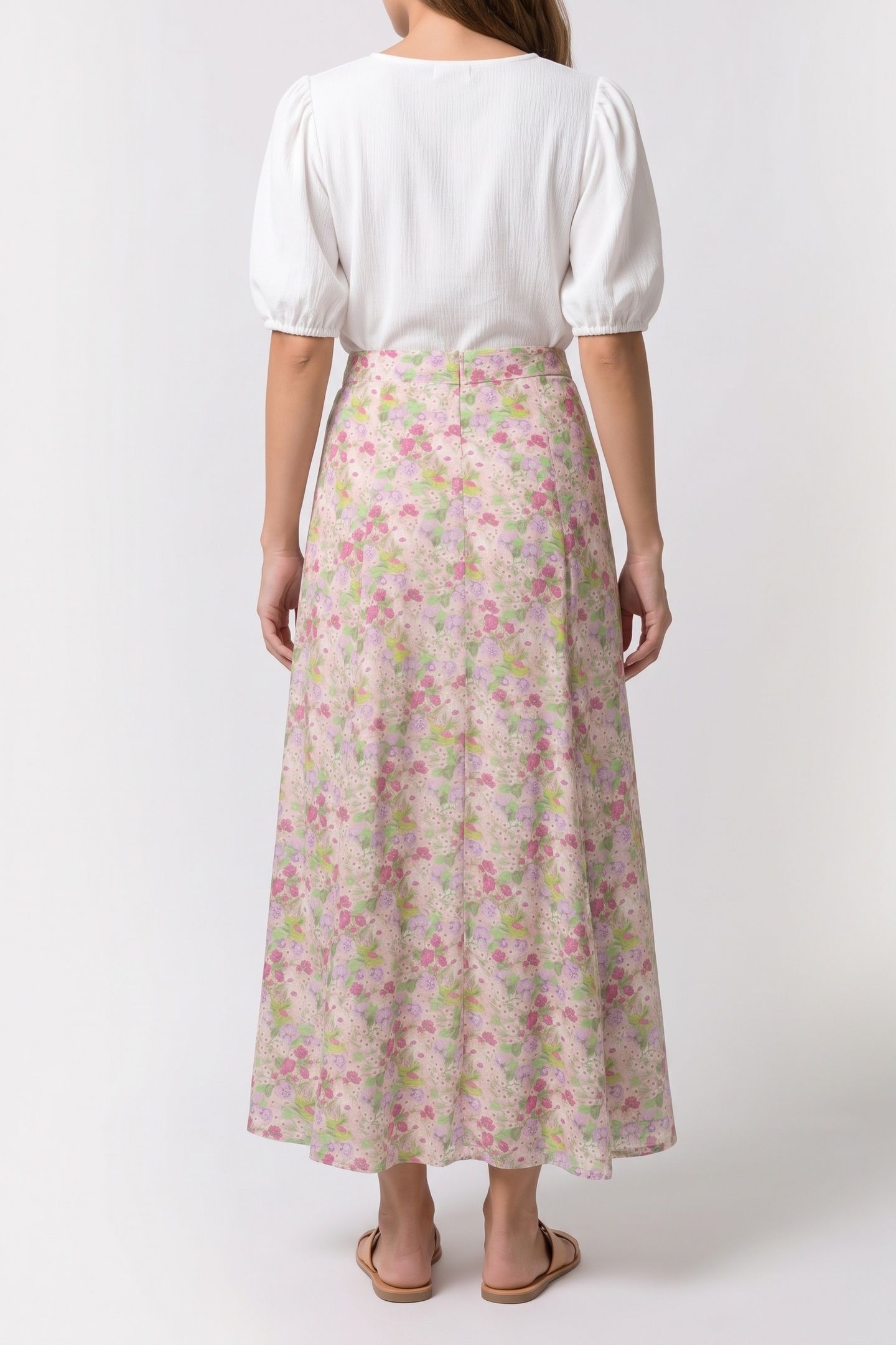 PA PAQUITA PRINTED SKIRT PINK 2