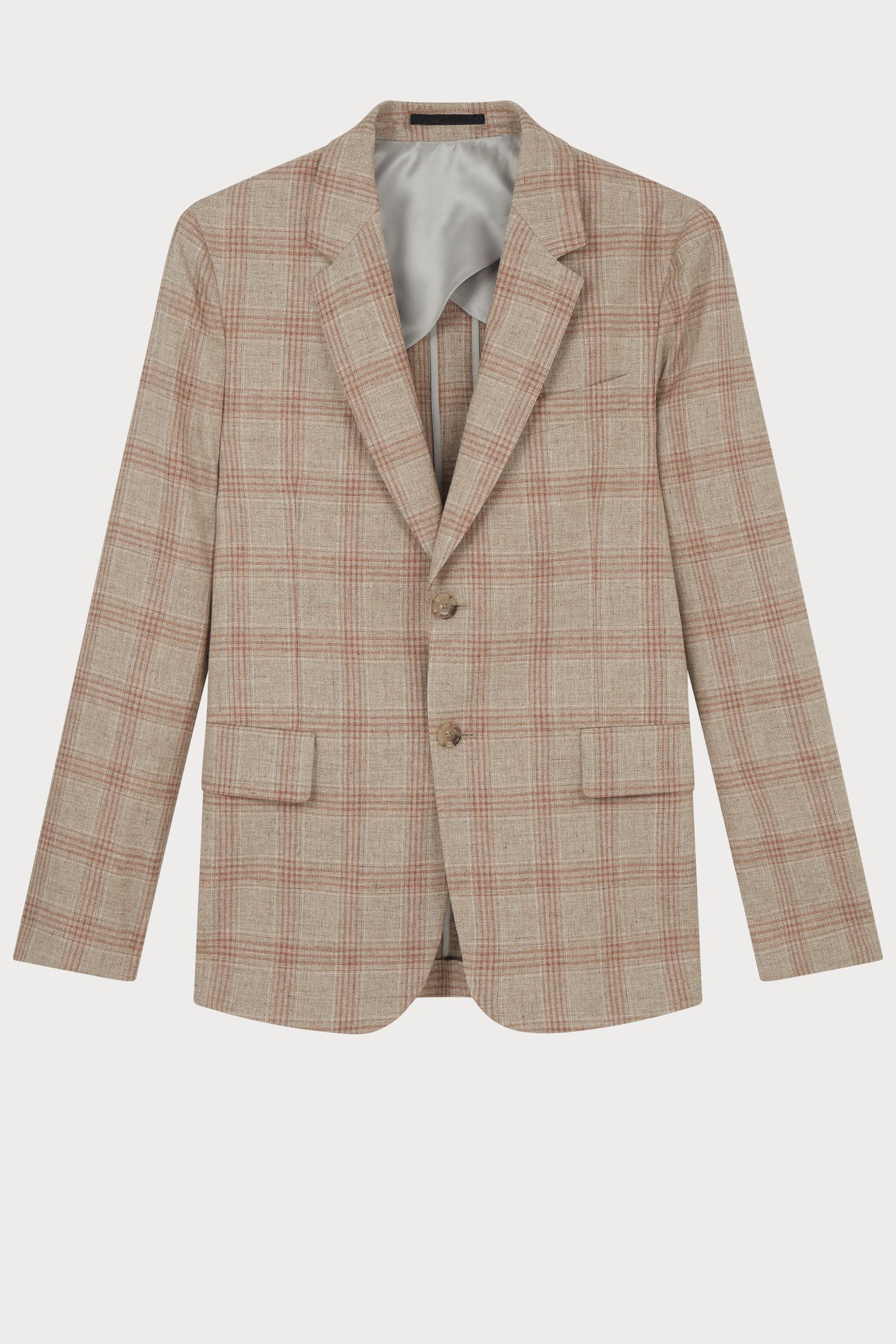 MENS 2 BUTTON JACKET LIGHT BEIGE 1