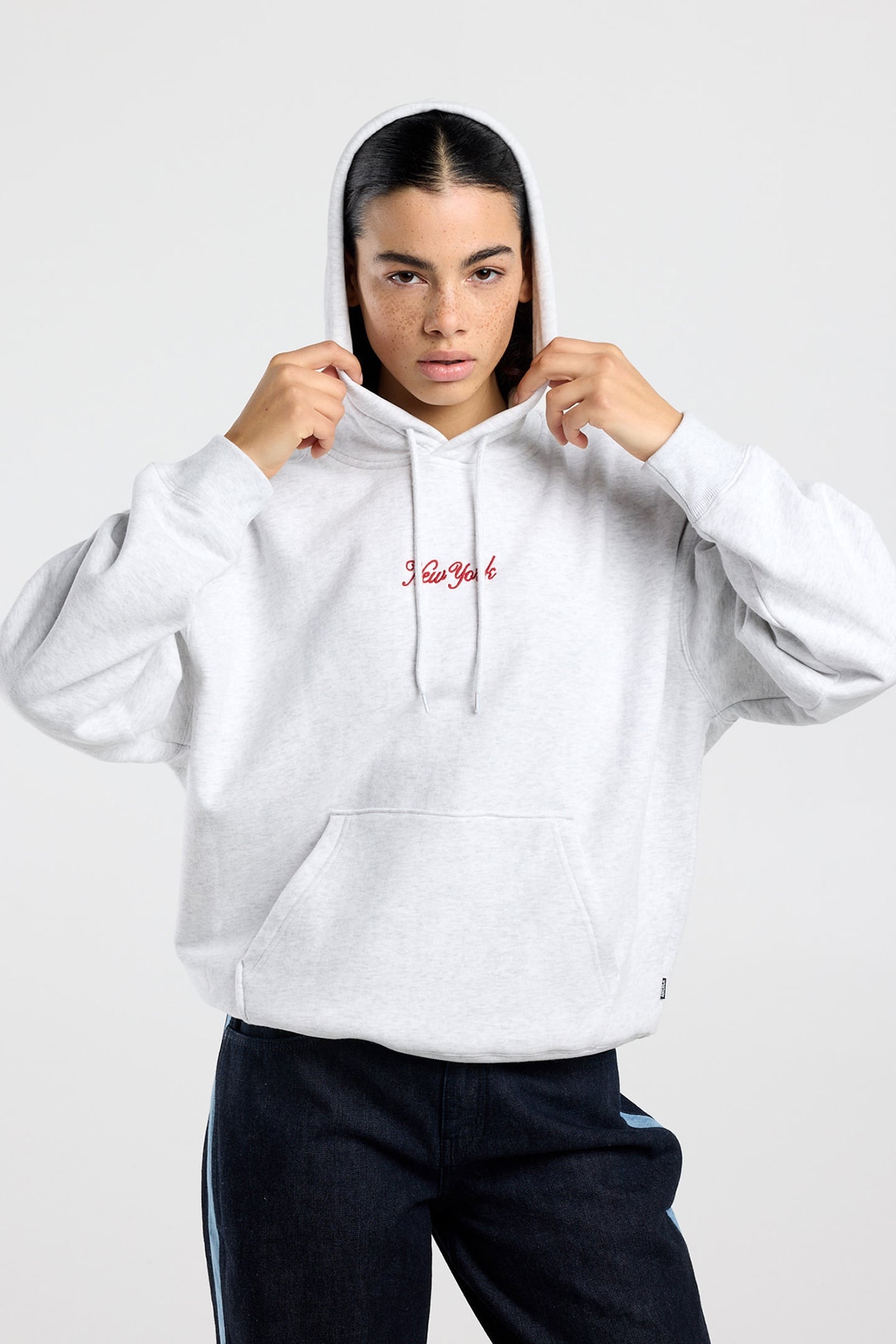 SANDY HOOD LIGHT GREY MELANGE 1