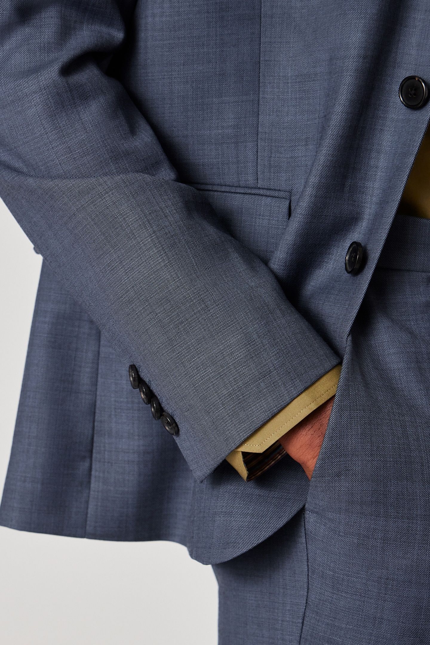MENS TAILORED FIT 2 BUTTON SUIT BLUE 6