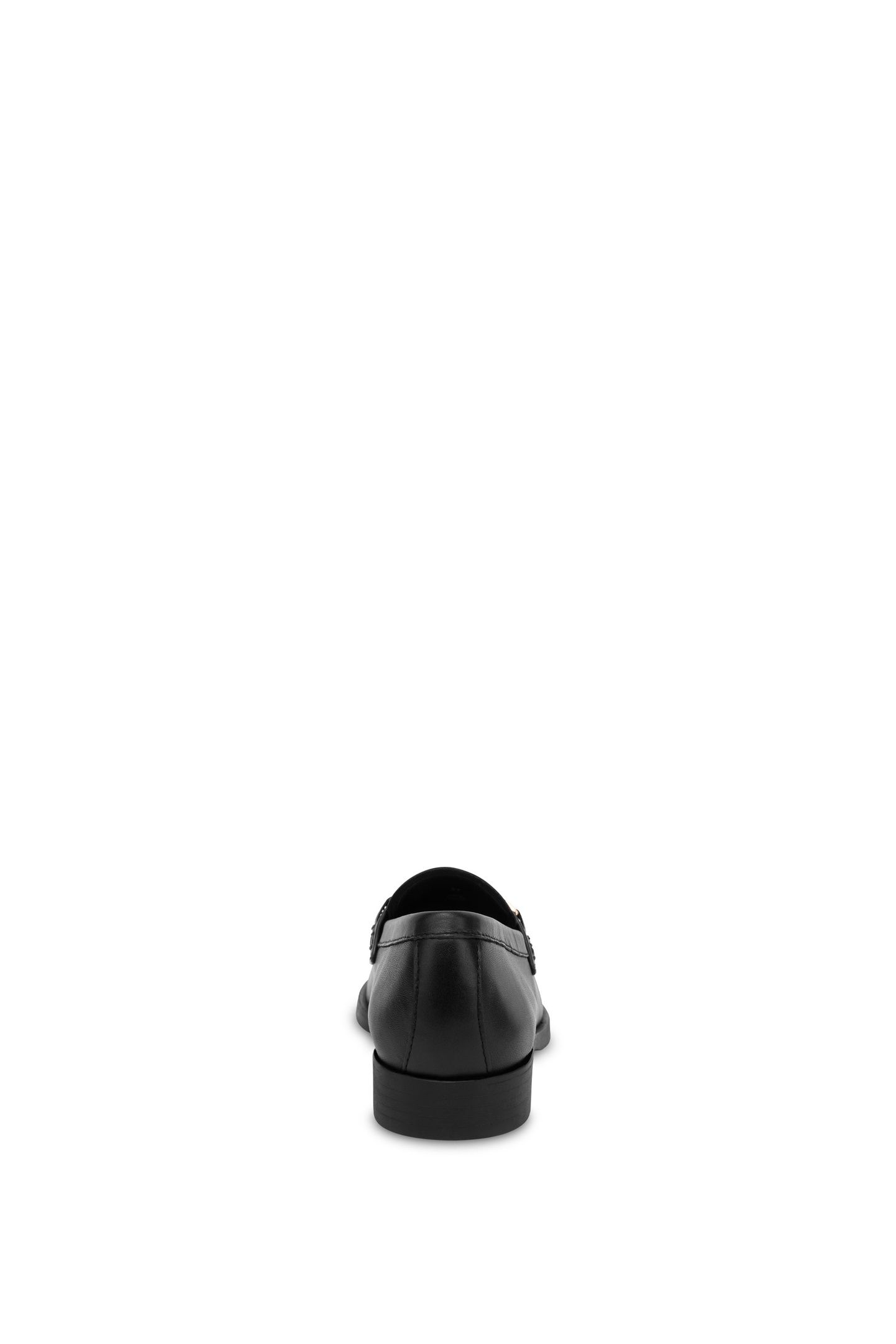 CALFSKIN VARSITY MOCCASINS BLACK 4