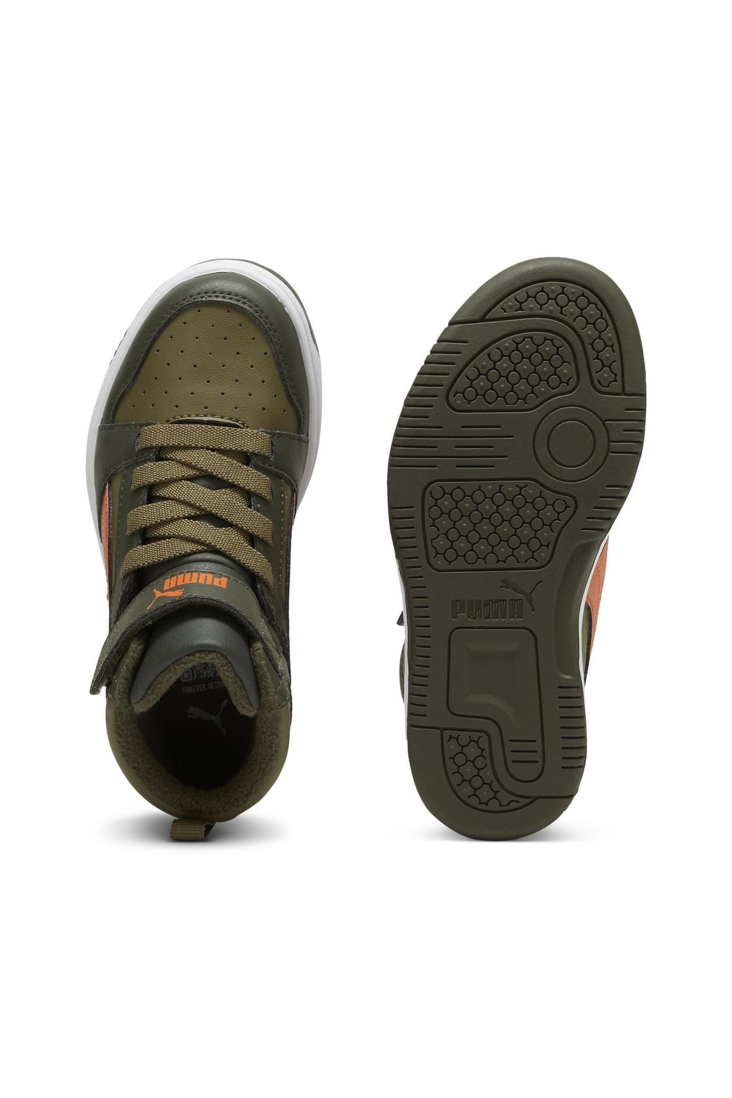 UNISEX REBOUND V6 MID WTR AC+ PS DARK OLIVE-MAPLE SYRUP-OLIV 3