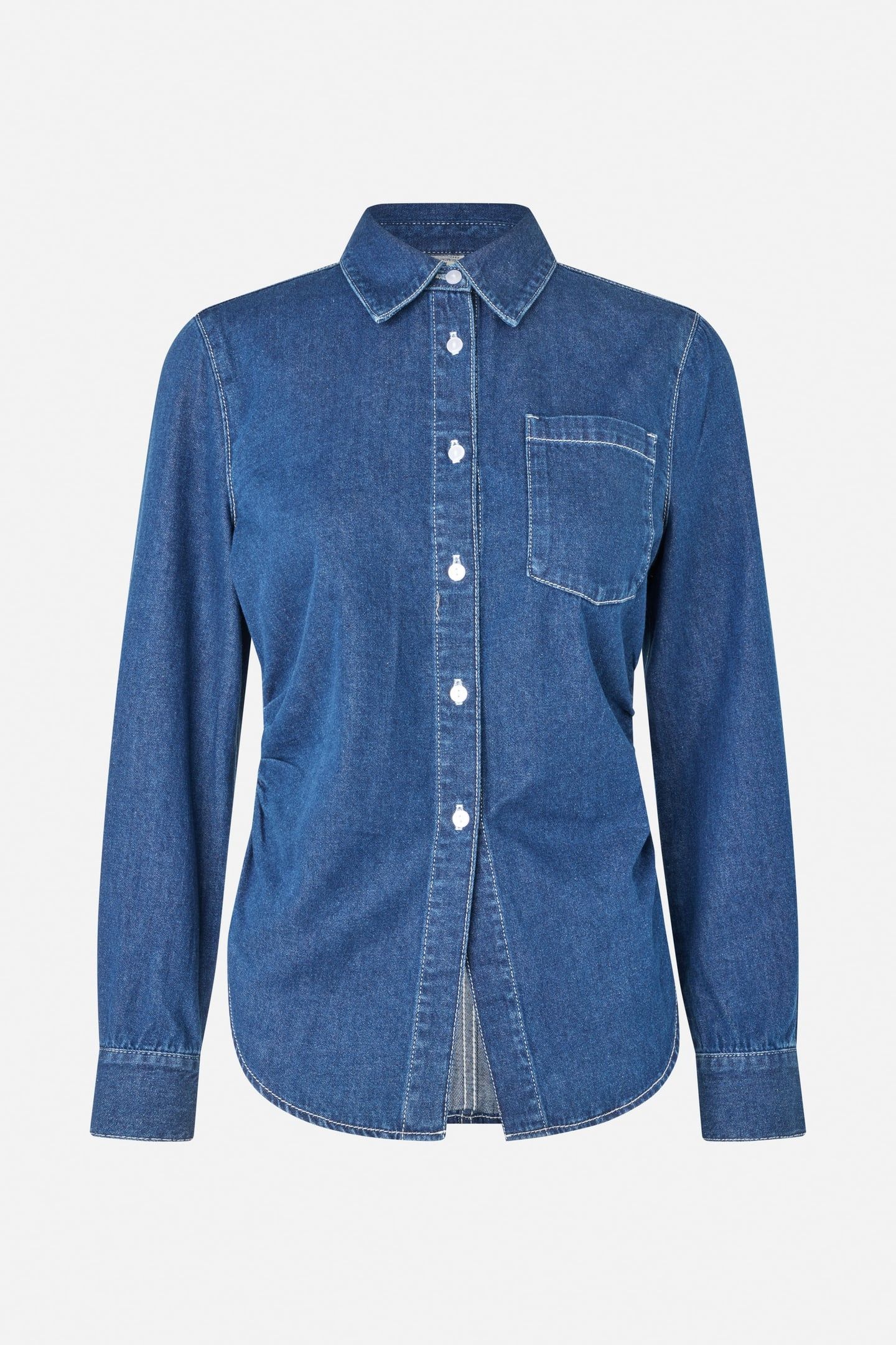 MARIA SHIRT LIGHT WORN DENIM 3