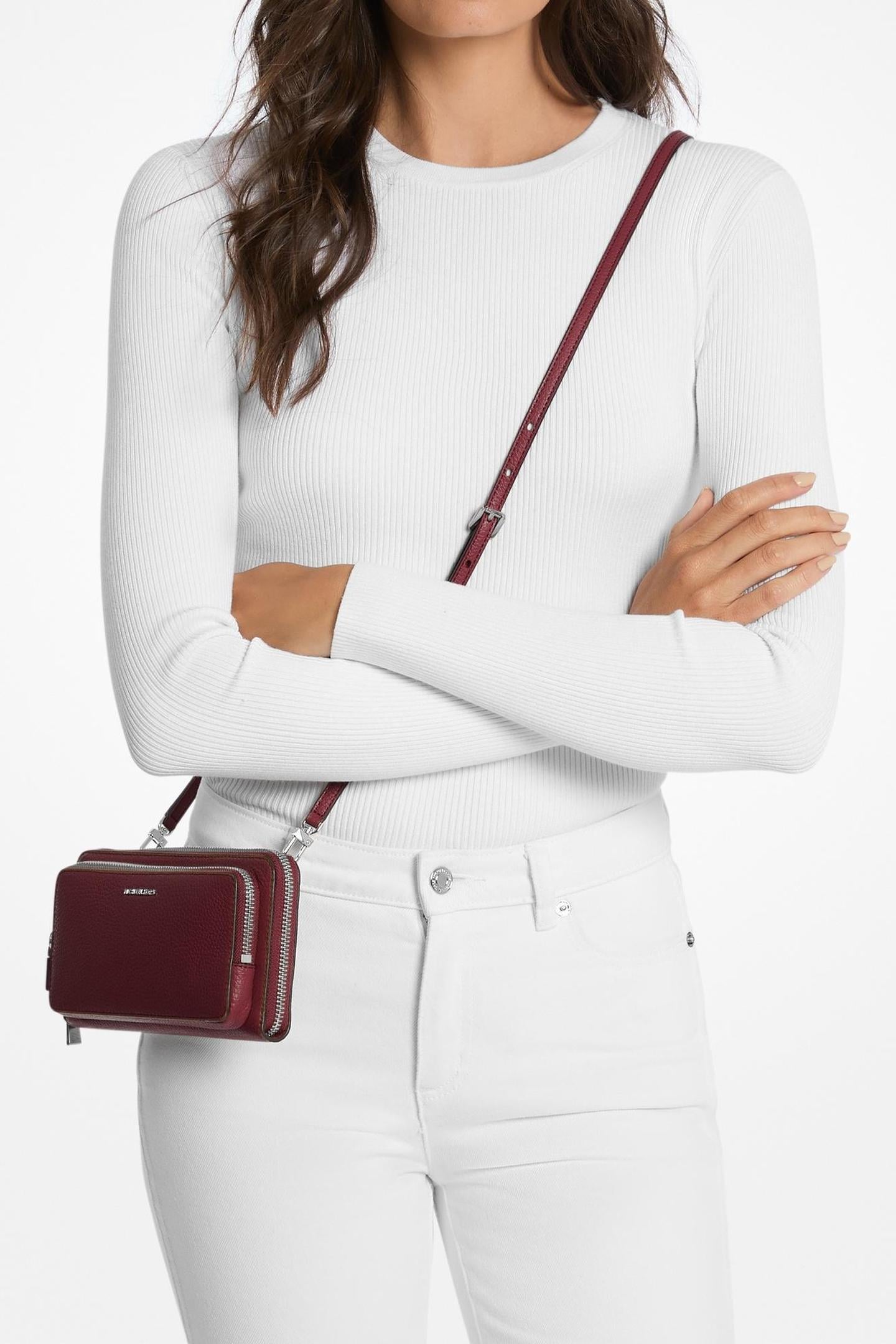 LARGE CONTINENTAL CROSSBODY OXBLOOD 2
