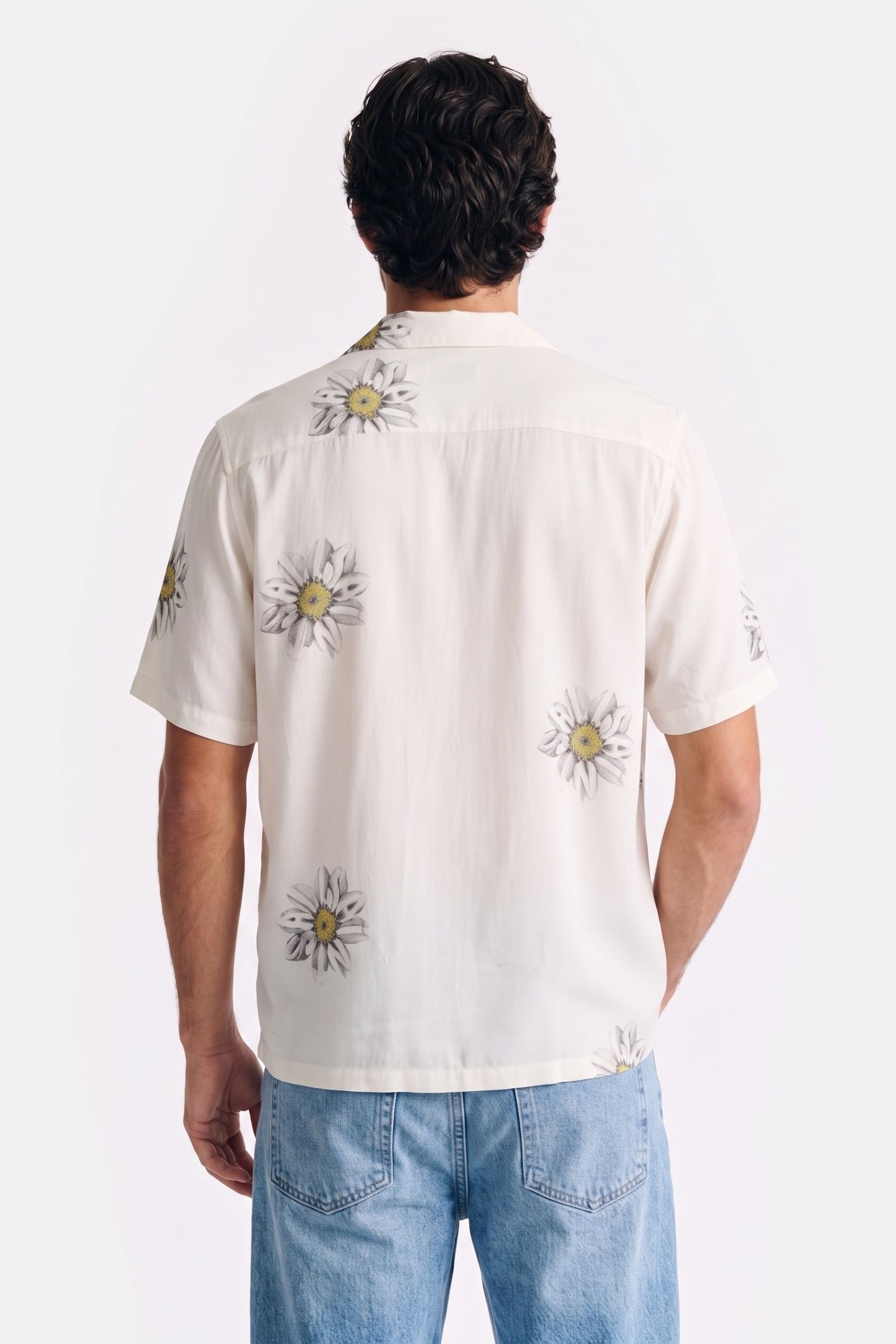 PETAL SS SHIRT ECRU WHITE 2