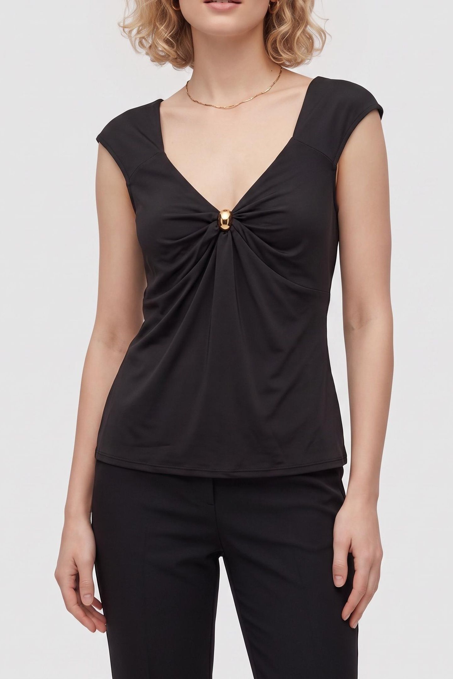SELENA CAP SLEEVE TO JET BLACK A996 1