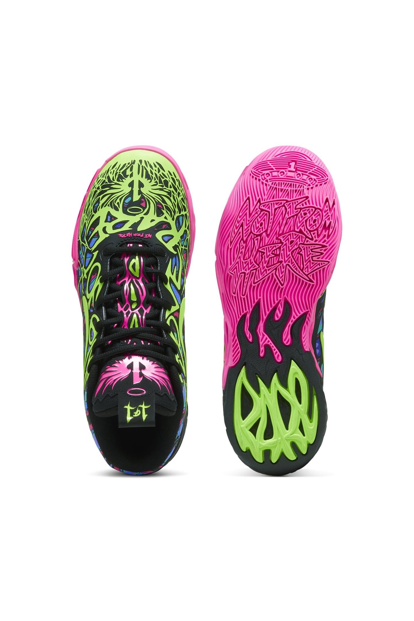 UNISEX MB.04 HEEM BLACK-LUMINOUS PINK-ELECTRIC LIME 5