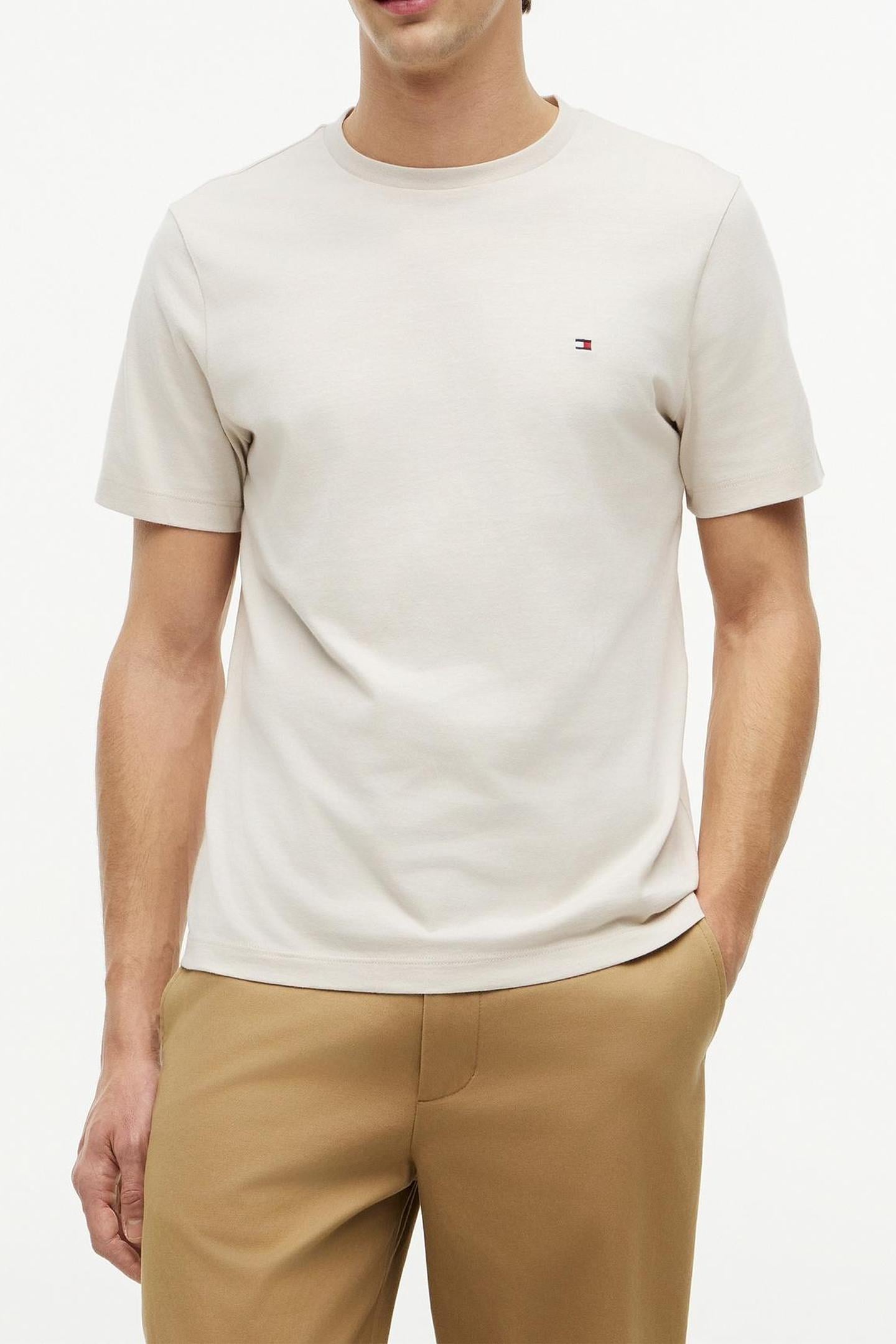 FLAG EMBROIDERY T-SHIRT NEWSPRINT 1