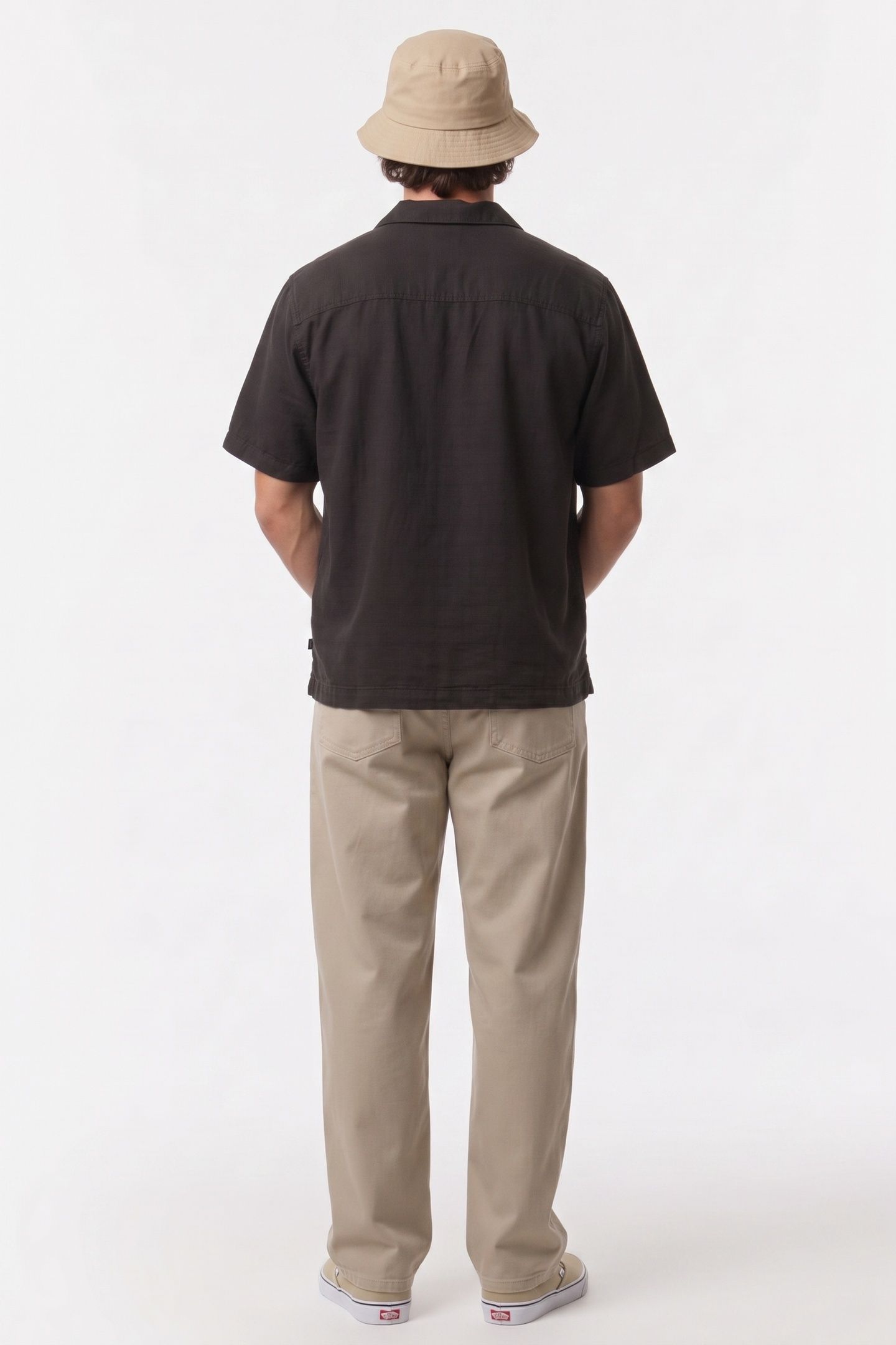 VAN DOREN TENCEL CHECK BLACK 2