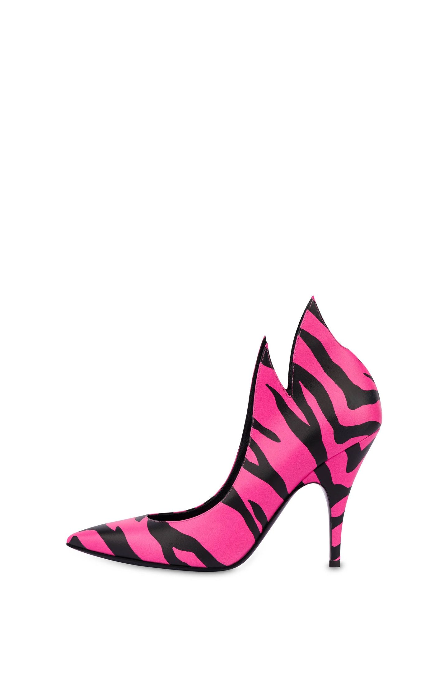 MOSCHINO X THE FLINTSTONES™ ZEBRA PUMPS PINK 1