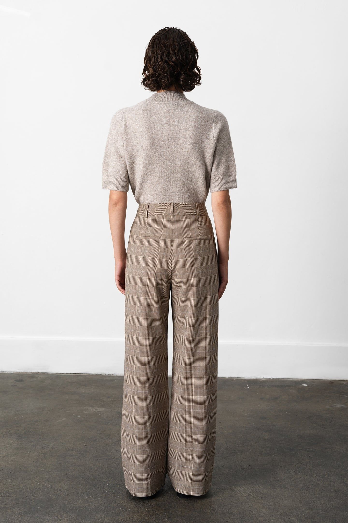 CHESTER CHECK TROUSER BROWN MULTI BROWN MULTI 4