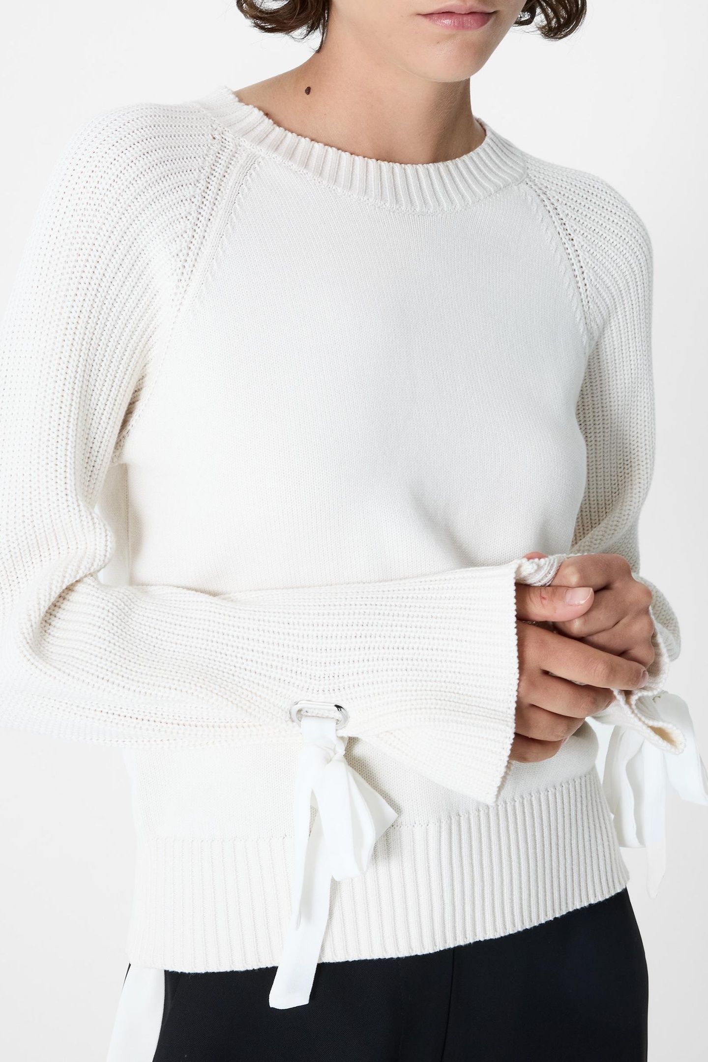 LILY MOZART SLV TRIM JUMPER PORCELAIN CREAM 4