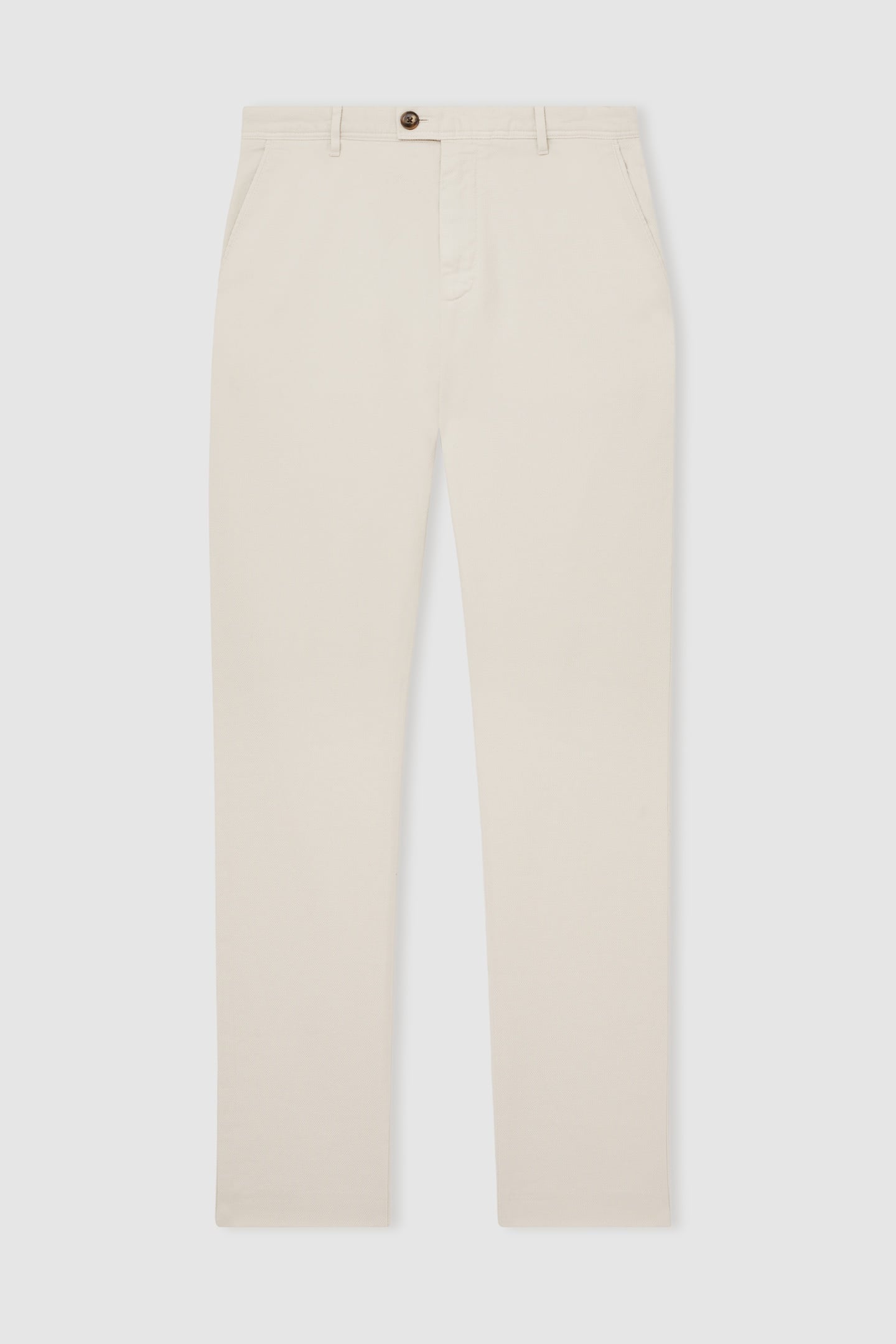 PIQUE CHINO TROUSER OFF WHITE 5