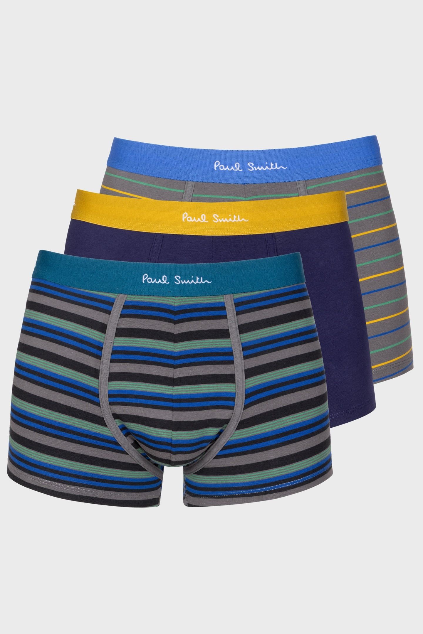 MEN TRUNK 3 PK DARK STRPY MIXED PLATE 1 2