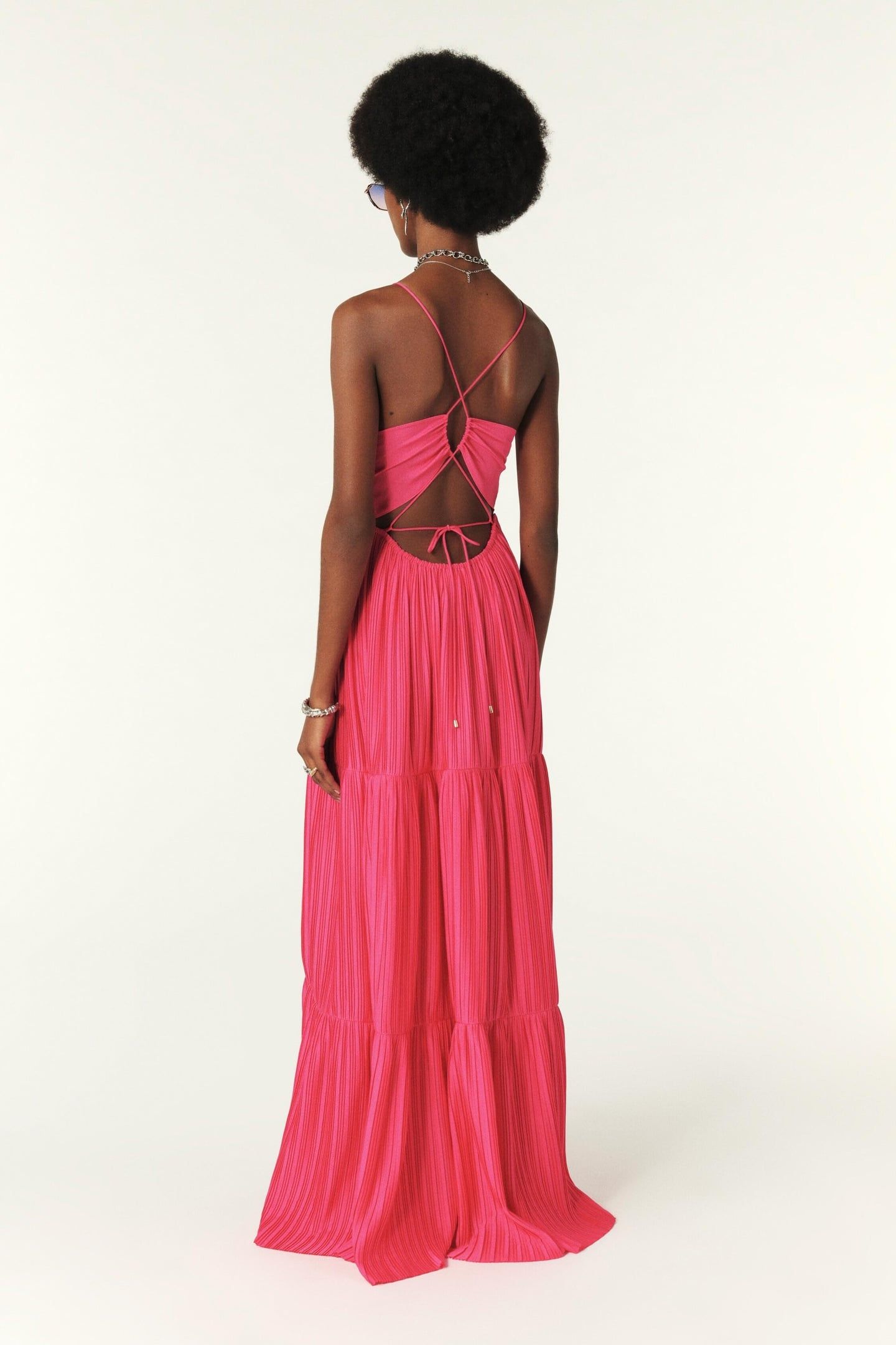 LONG DRESS FUCHSIA 2
