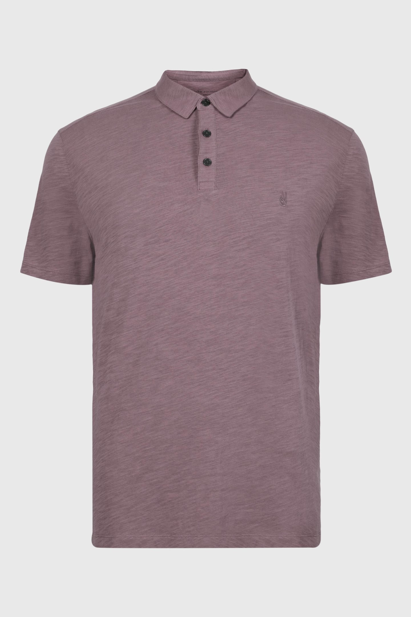 VICTOR SS SLUB CTN POLO W PURPLE HALE 3