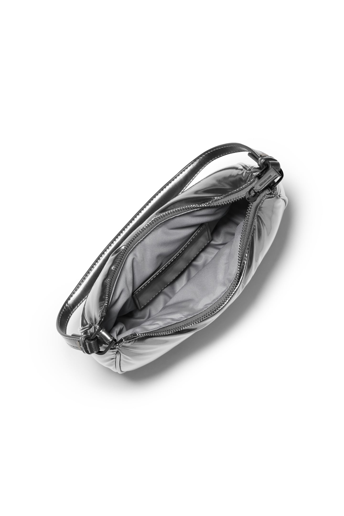 SMALL CONVERTIBLE POUCHETTE GUNMETAL 2