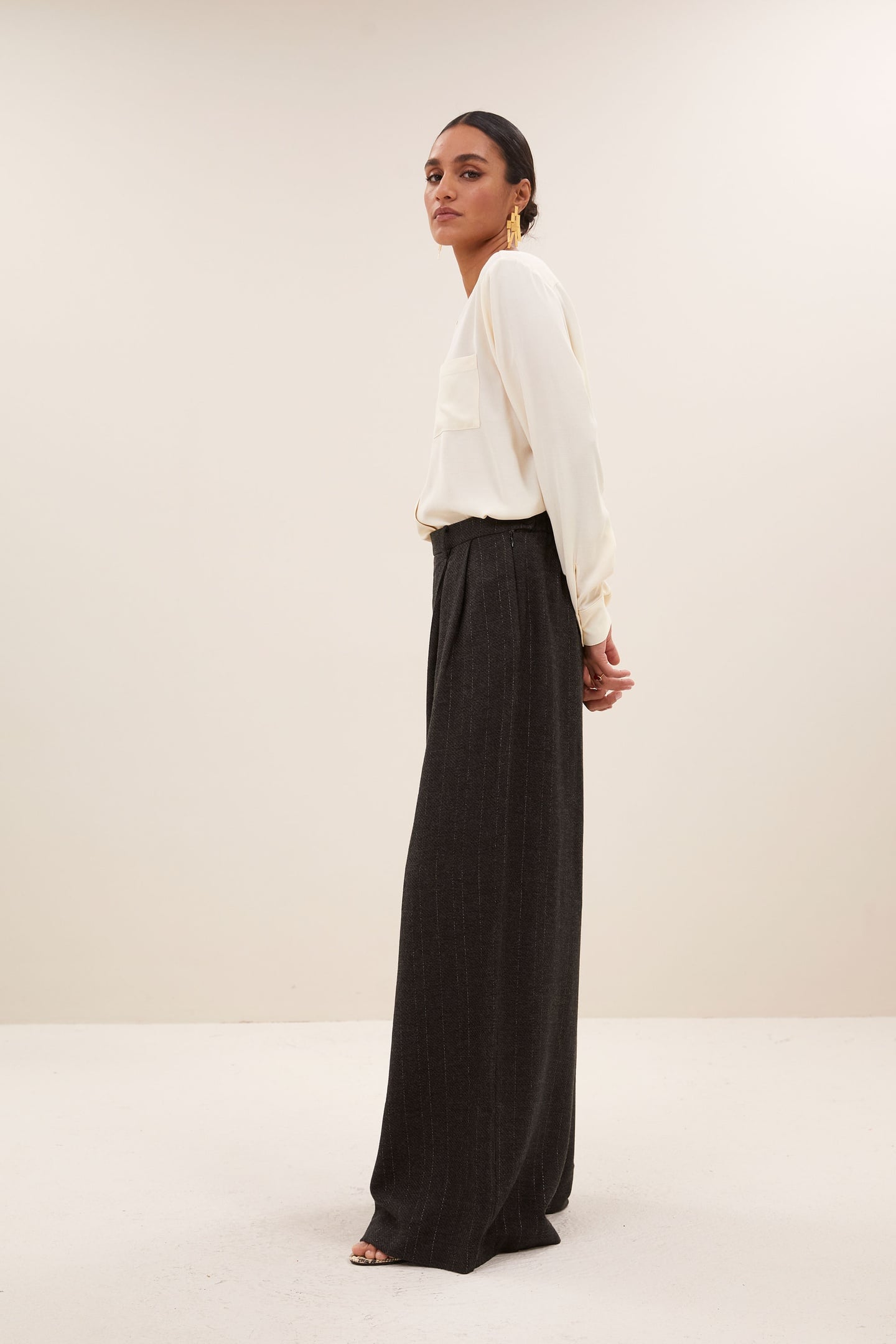 SEF GREY PANTS GREY LUREX 3