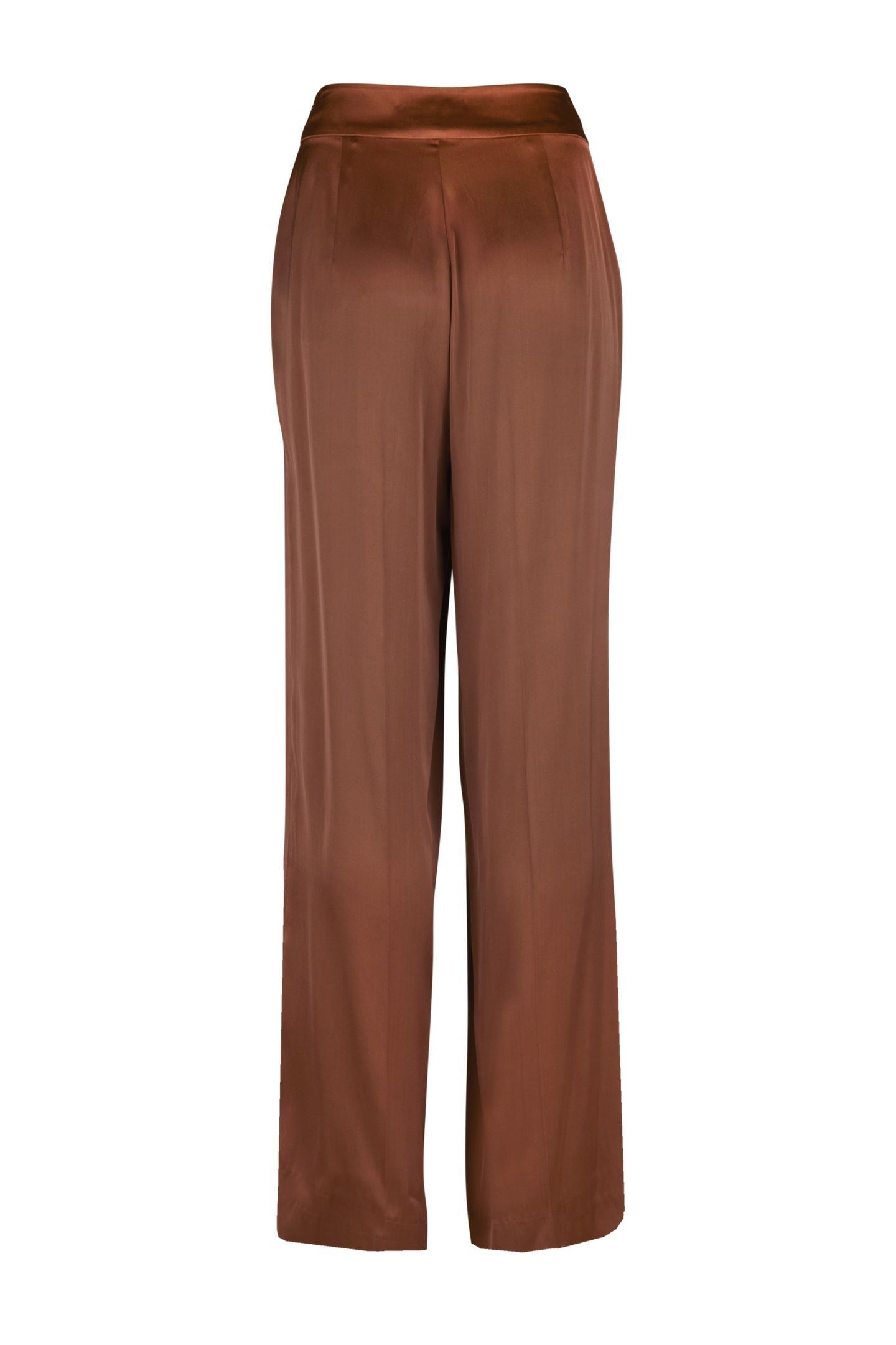 EVE PANTS, WIDE LEG LIGHT BROWN 2