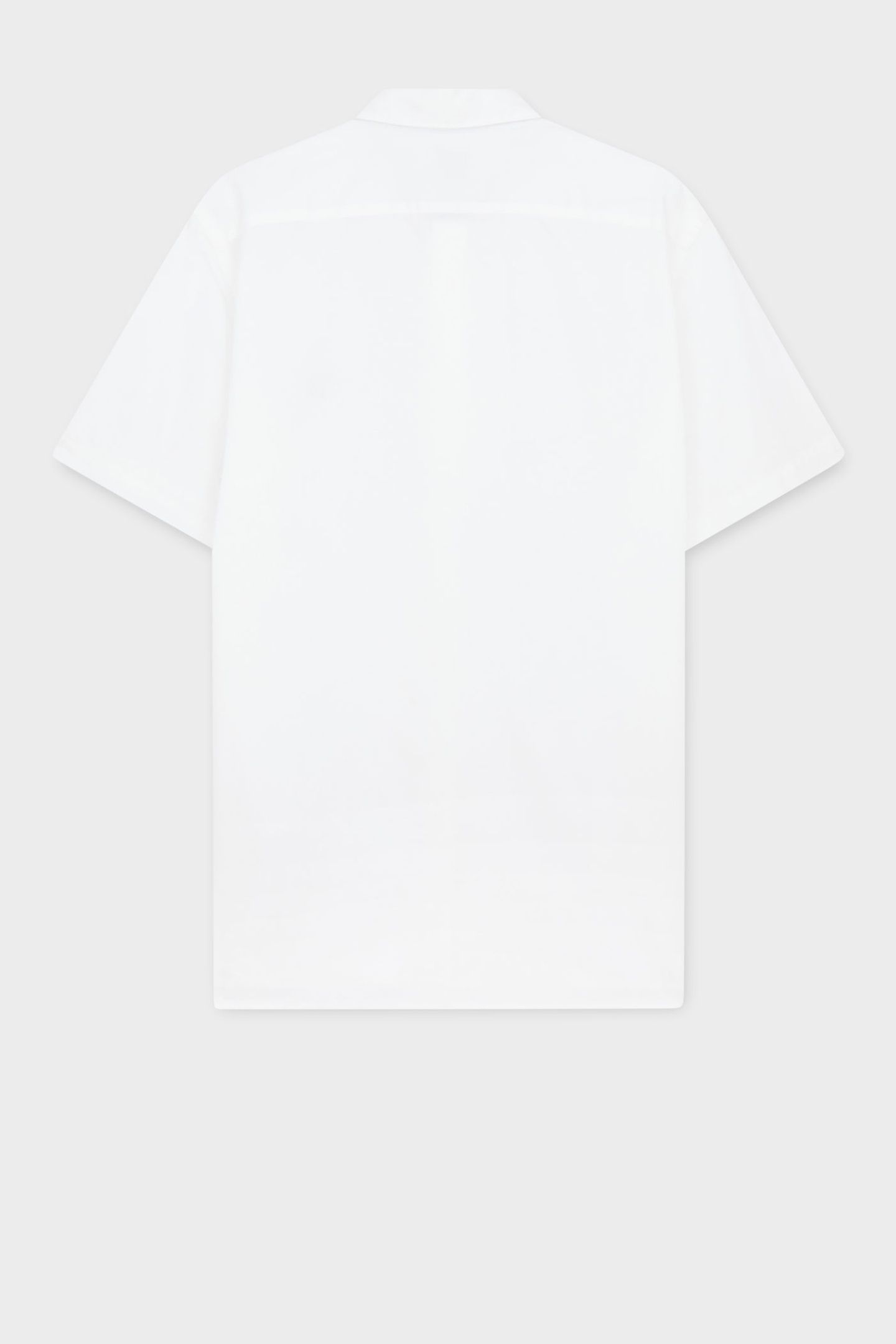 MENS SS CASUAL FIT SHIRT ZEB BADGE WHITE 3