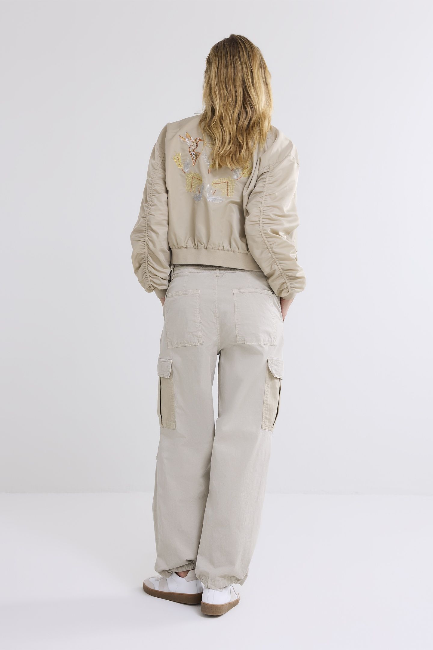 CARGO PANTS BRISK STRETCH COTTON TWILL CASHMERE 2