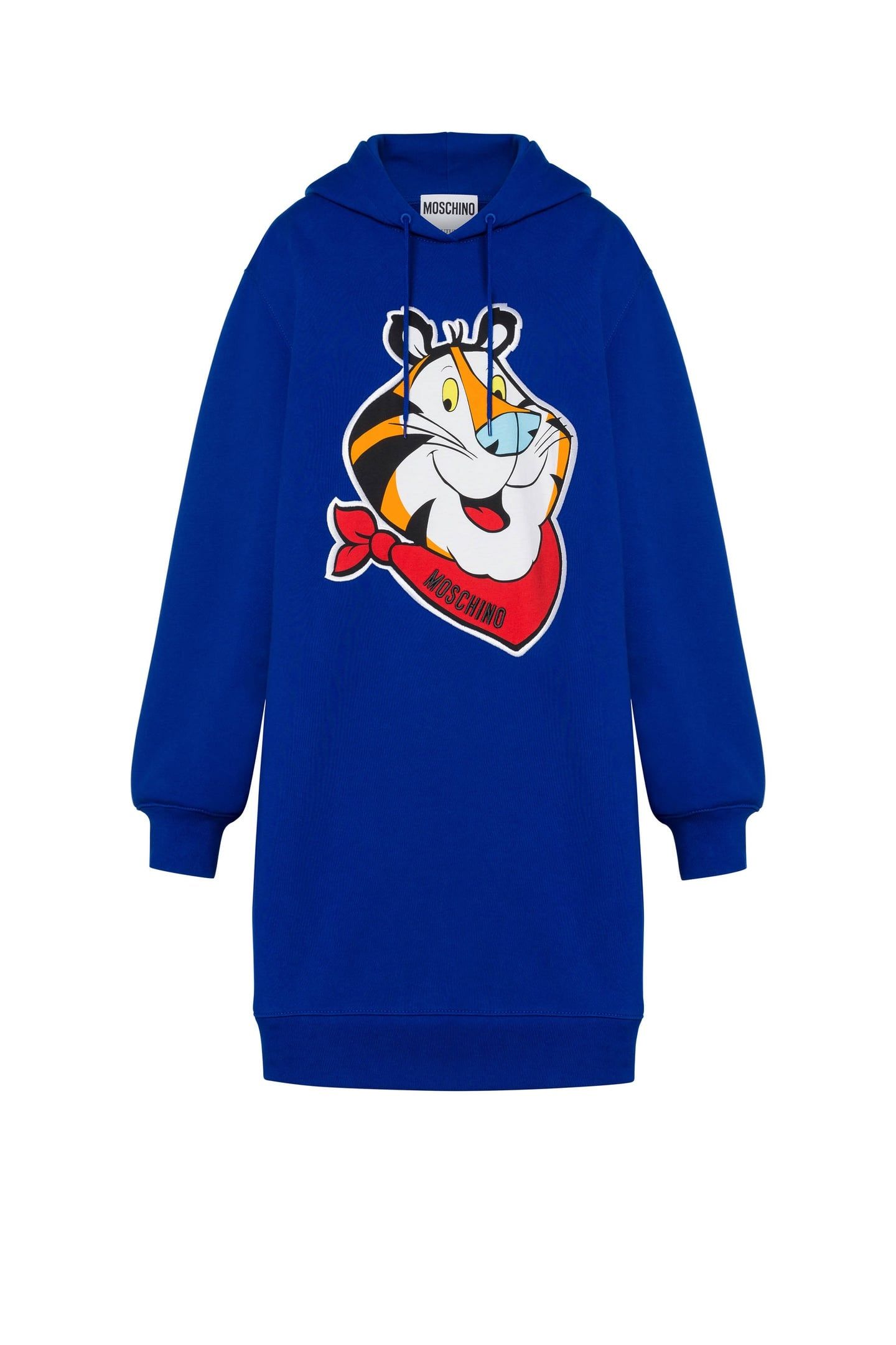 CHINESE NEW YEAR FLEECE DRESS BLUE 3