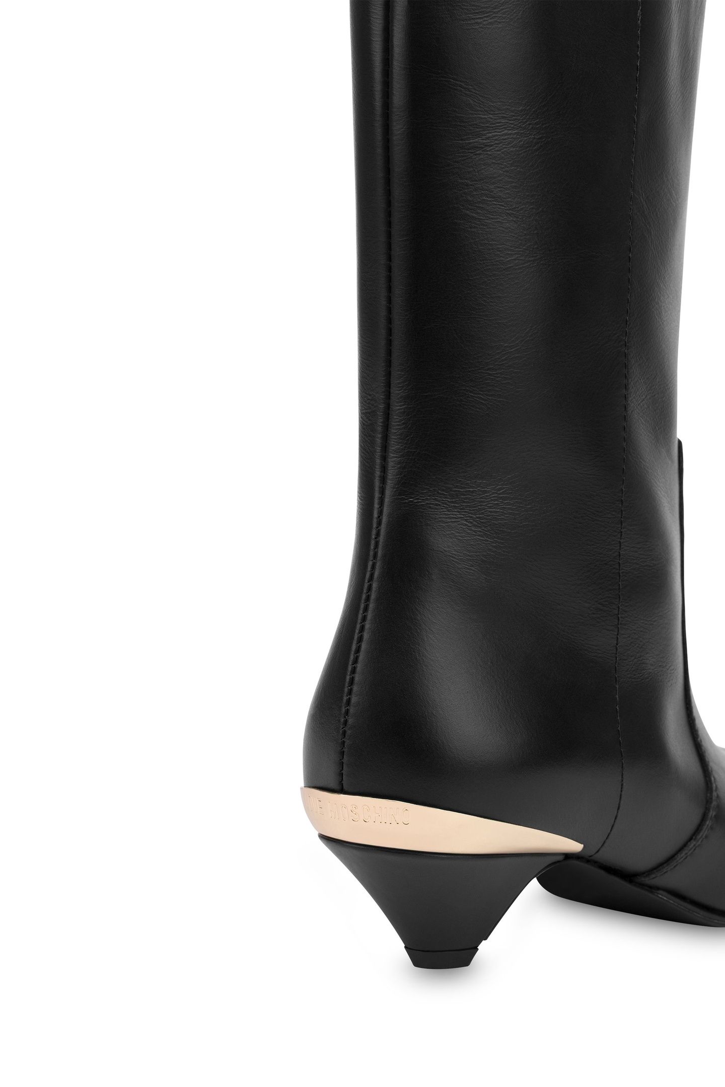 CALFSKIN ANKLE BOOTS BLACK 3
