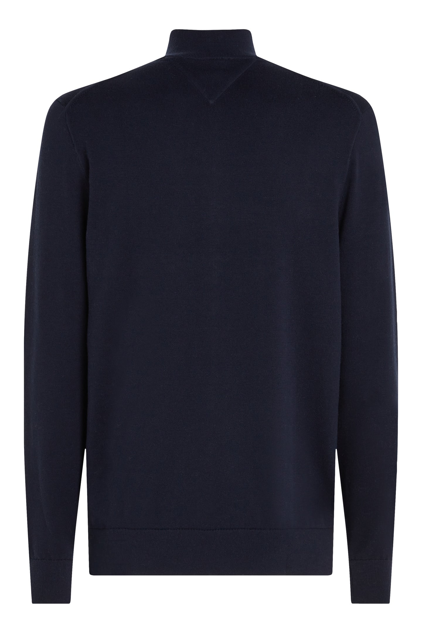 ESSENTIAL COTTON ZIP SWEATER NAVY BLUE/IVORY PETAL 6