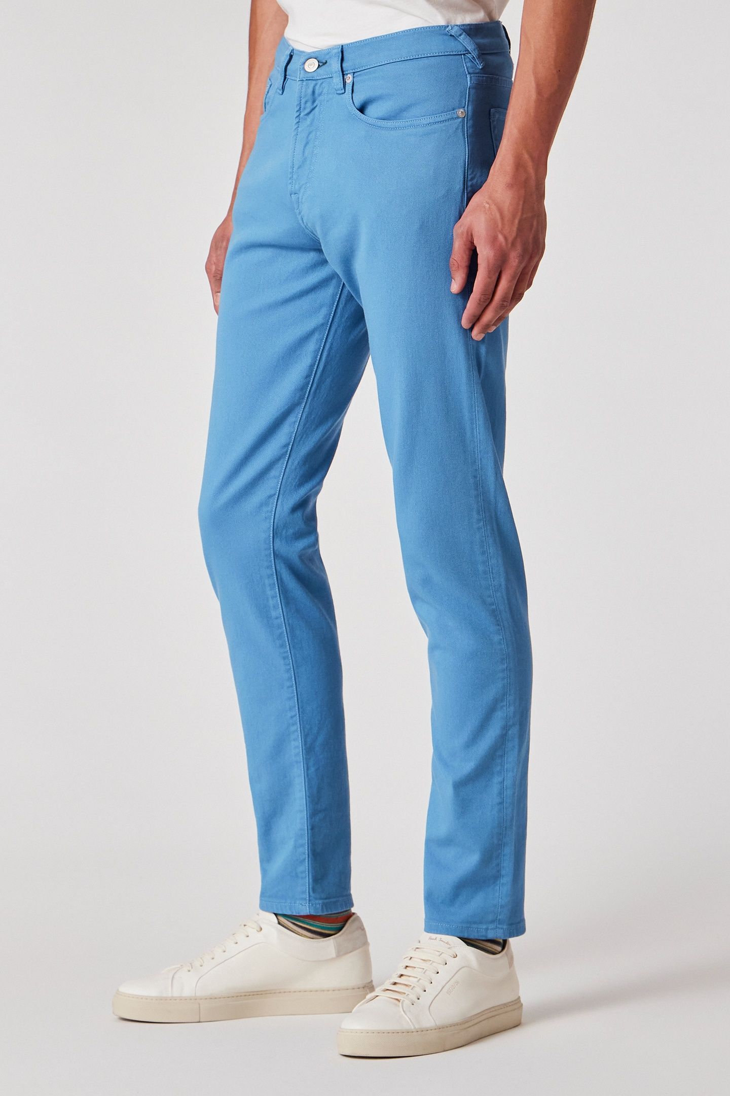 MENS TAPERED FIT JEAN GREYISH BLUE 2
