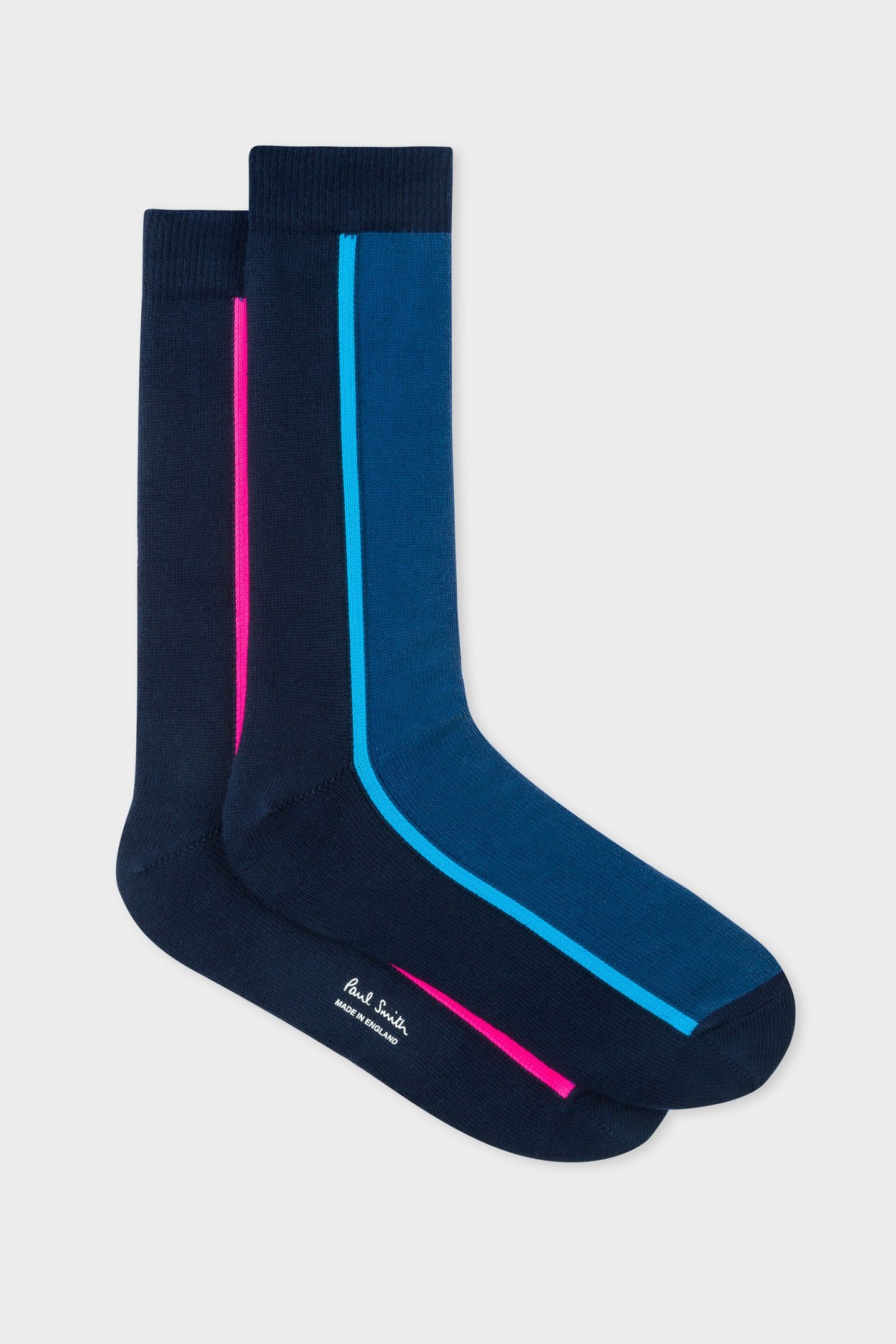 MEN SOCK SIDE VERTICAL NAVY 2
