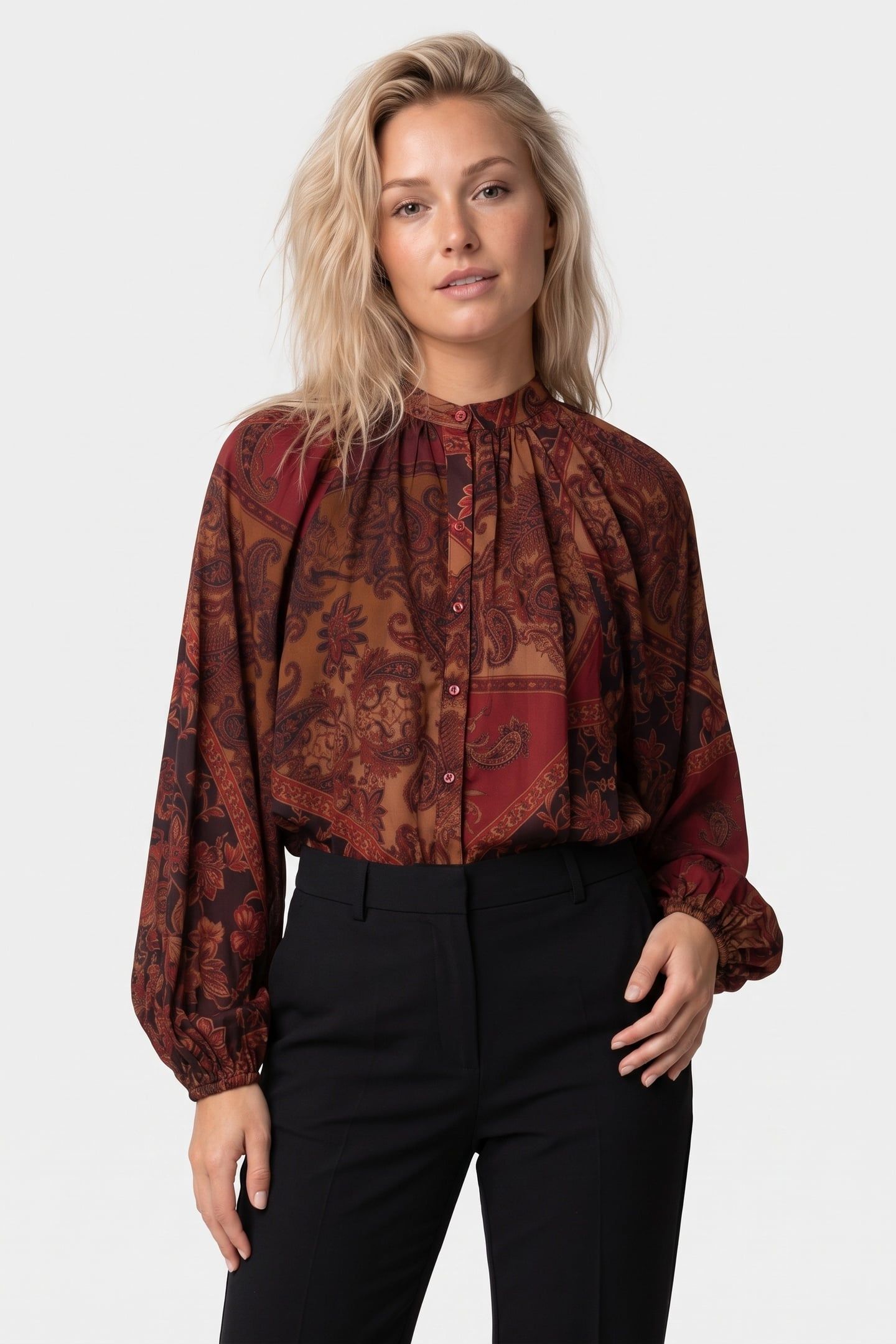 COLETTE BLOUSE MULTI PRINT 1