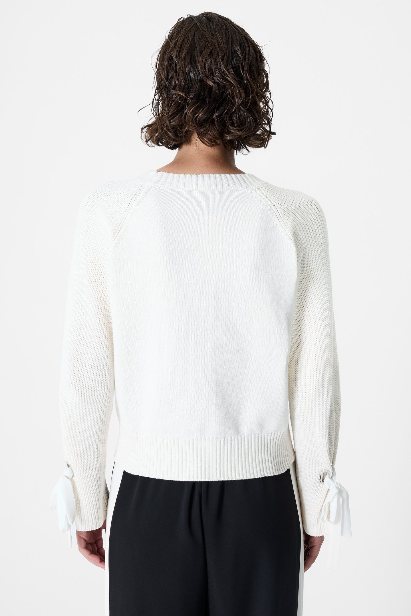 LILY MOZART SLV TRIM JUMPER PORCELAIN CREAM 3
