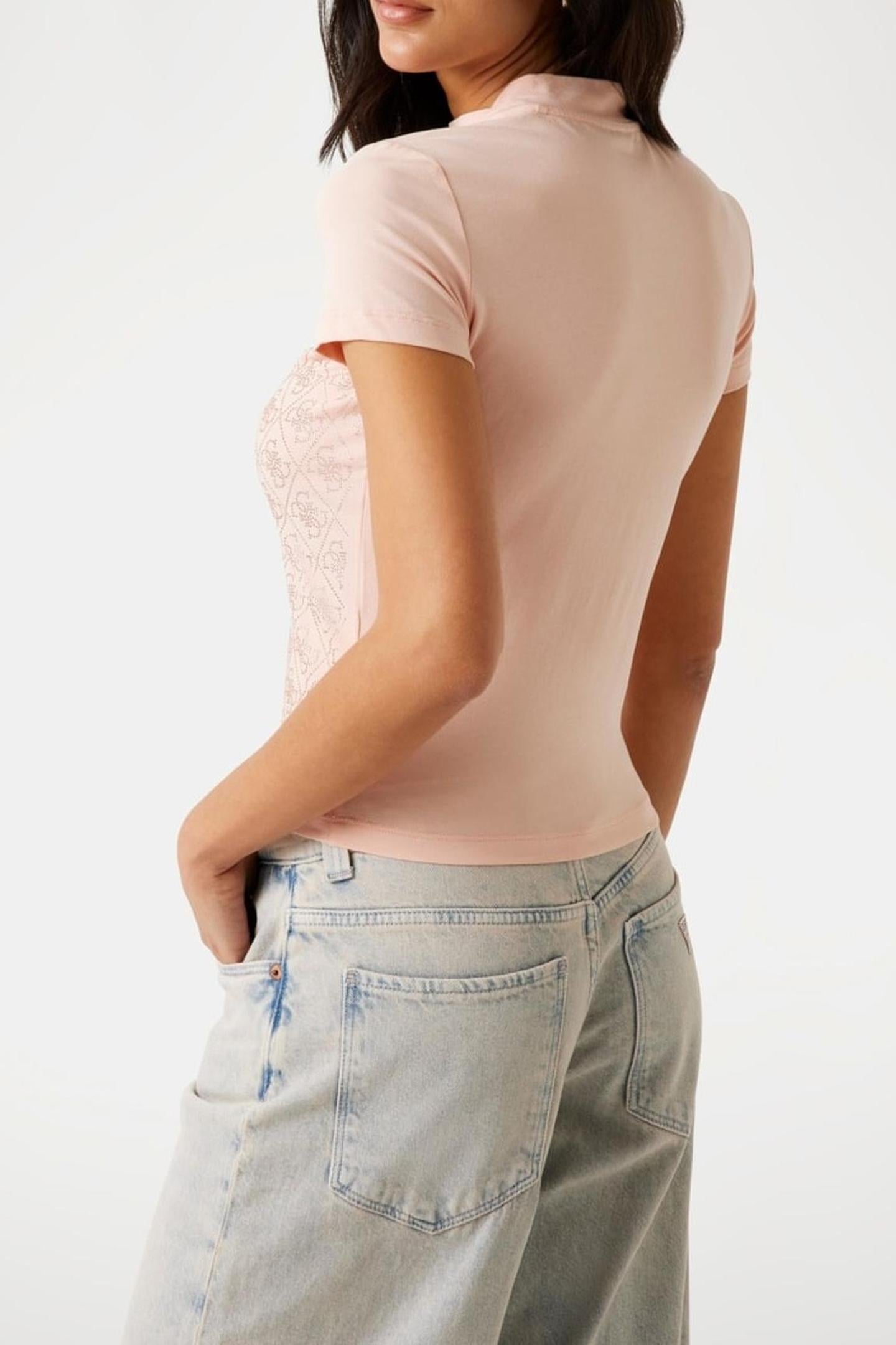 SS MOCK NECK ALL OVE PALE SAND 3