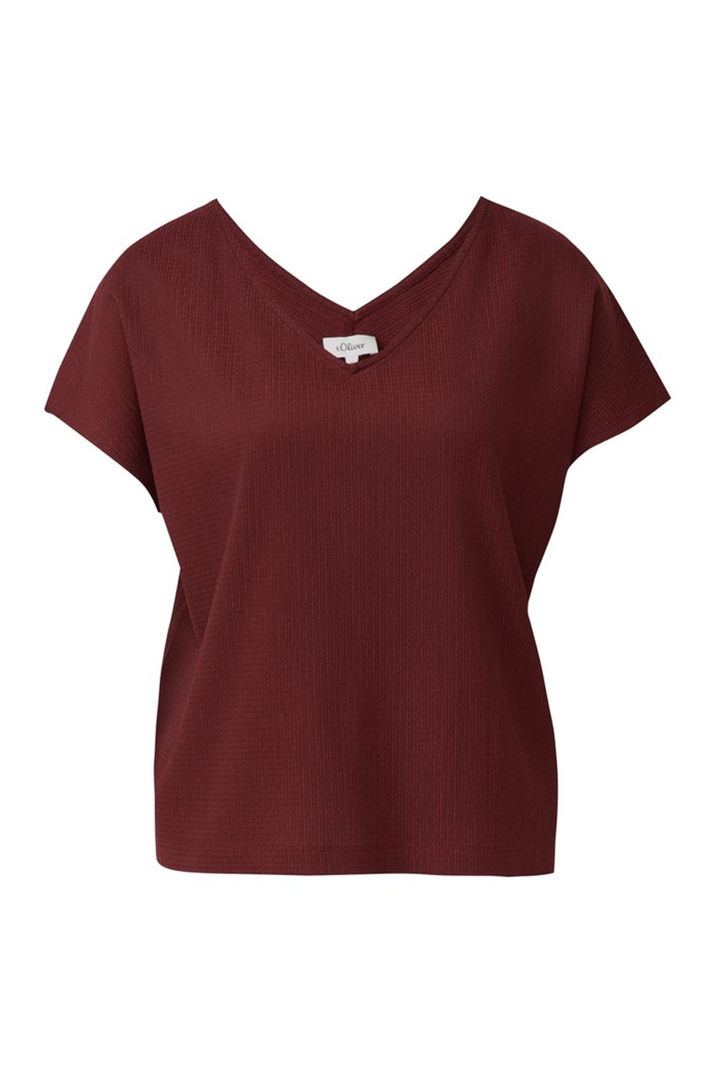 S.OLIVER T-SHIRTS BURGUNDY 4