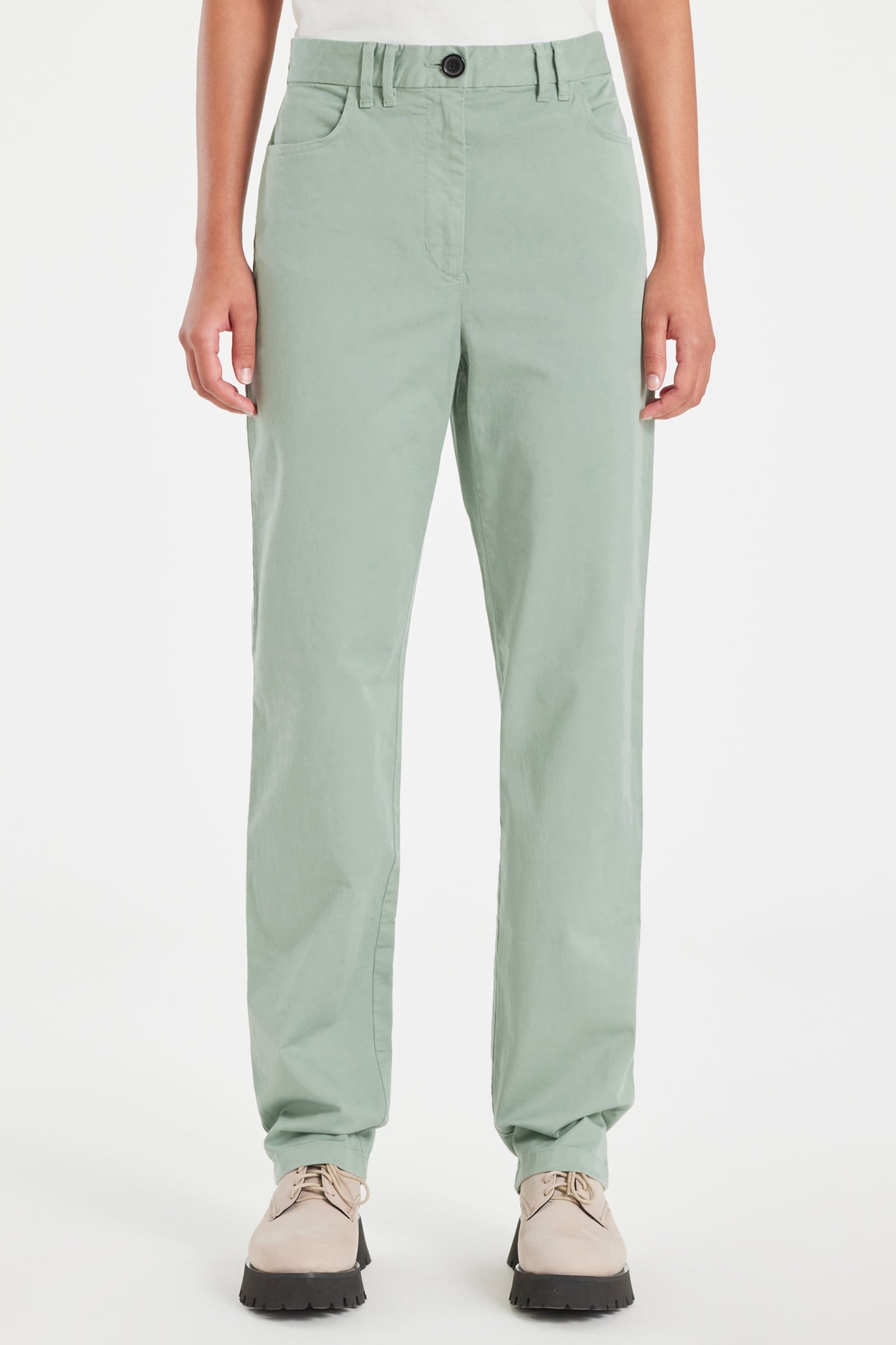 WOMENS TROUSERS MILITARY GREEN 1