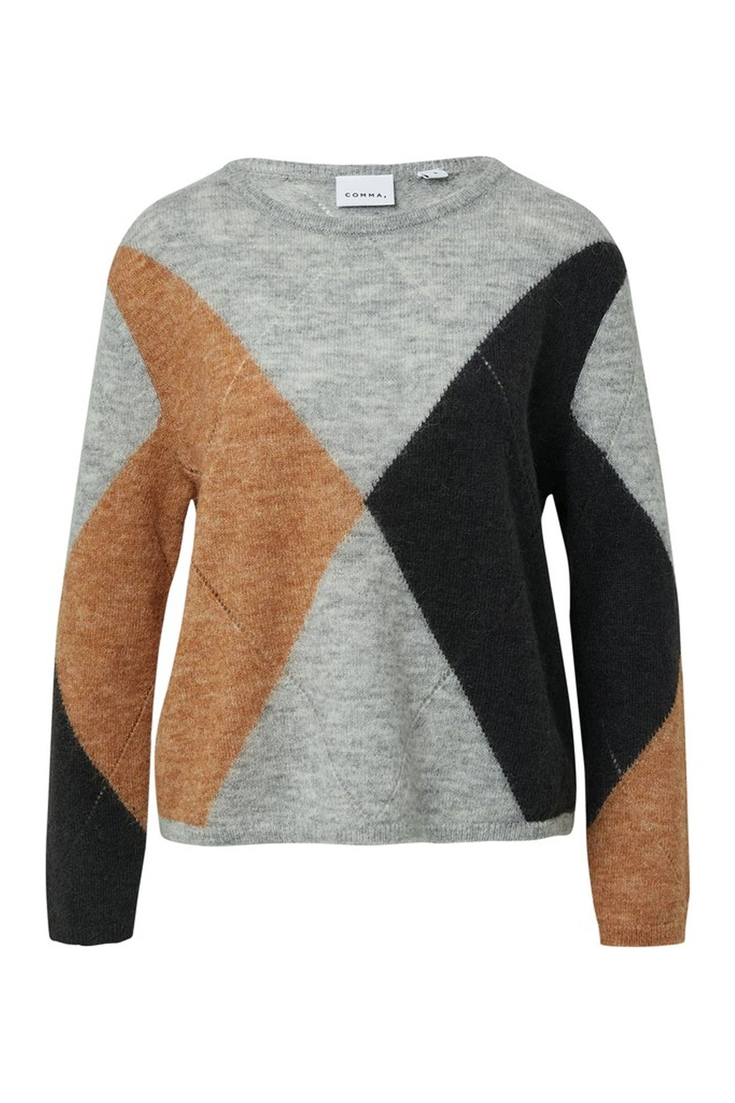 COMMA PULLOVER GREY/BLACK 4